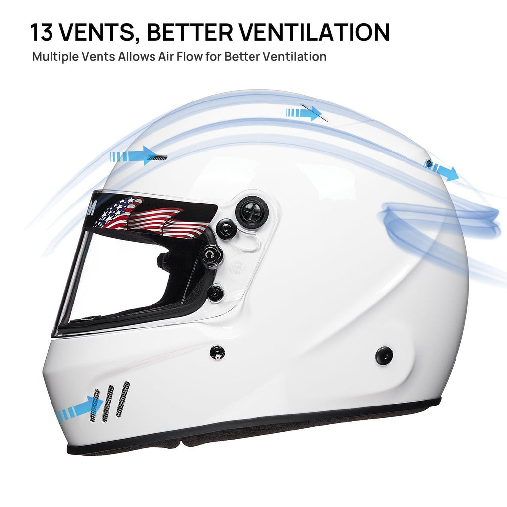 ILM Snell SA2020 Full Face Auto Car Racing Helmets Model 760 - Revolution Society