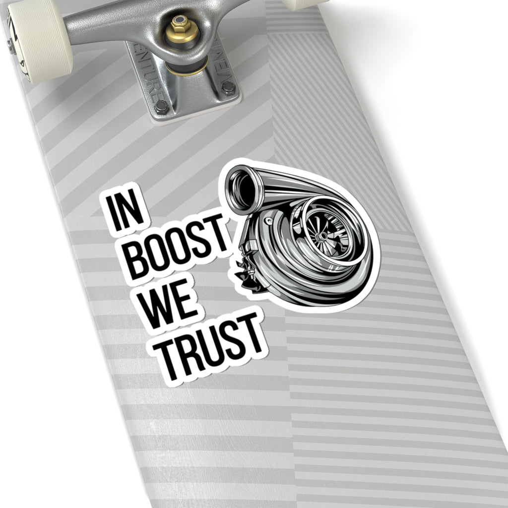 Car Decal/Bumper Sticker “In Boost We Trust Edition” by Revolution Society - Revolution Society