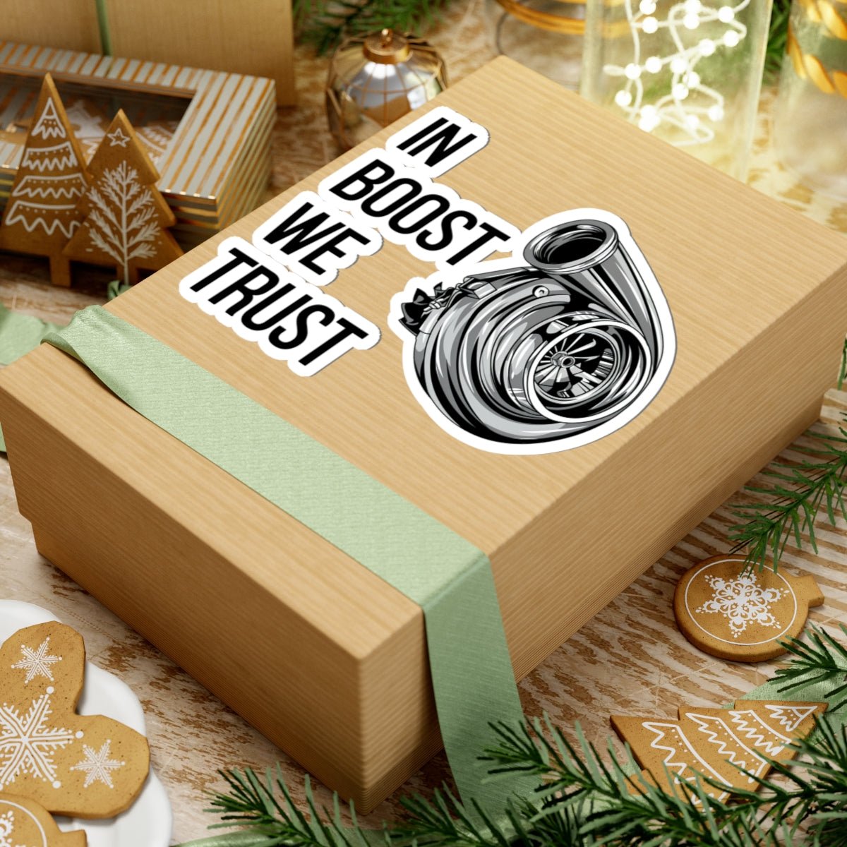 Car Decal/Bumper Sticker “In Boost We Trust Edition” by Revolution Society - Revolution Society