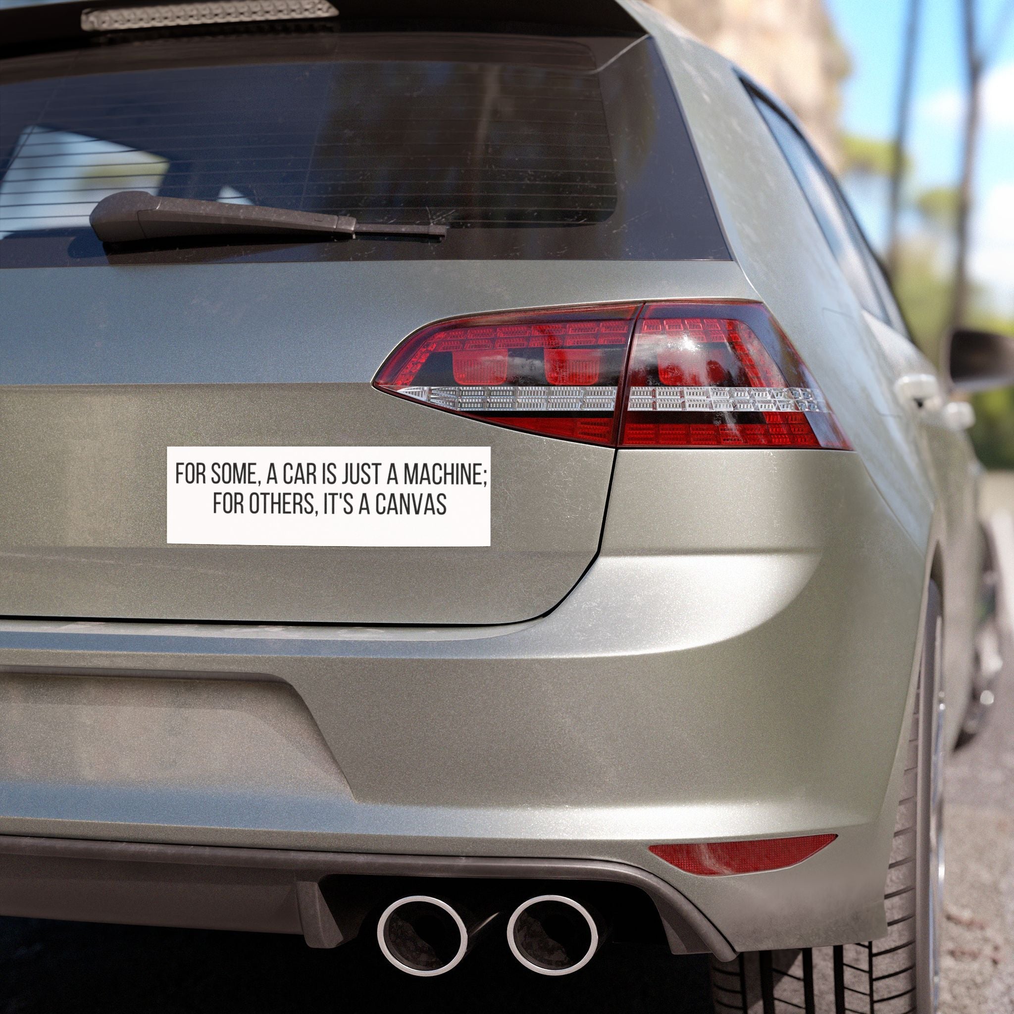 Car Magnet - "For Some, A Car Is Just A Machine; For Others, It's A Canvas" - Revolution Society