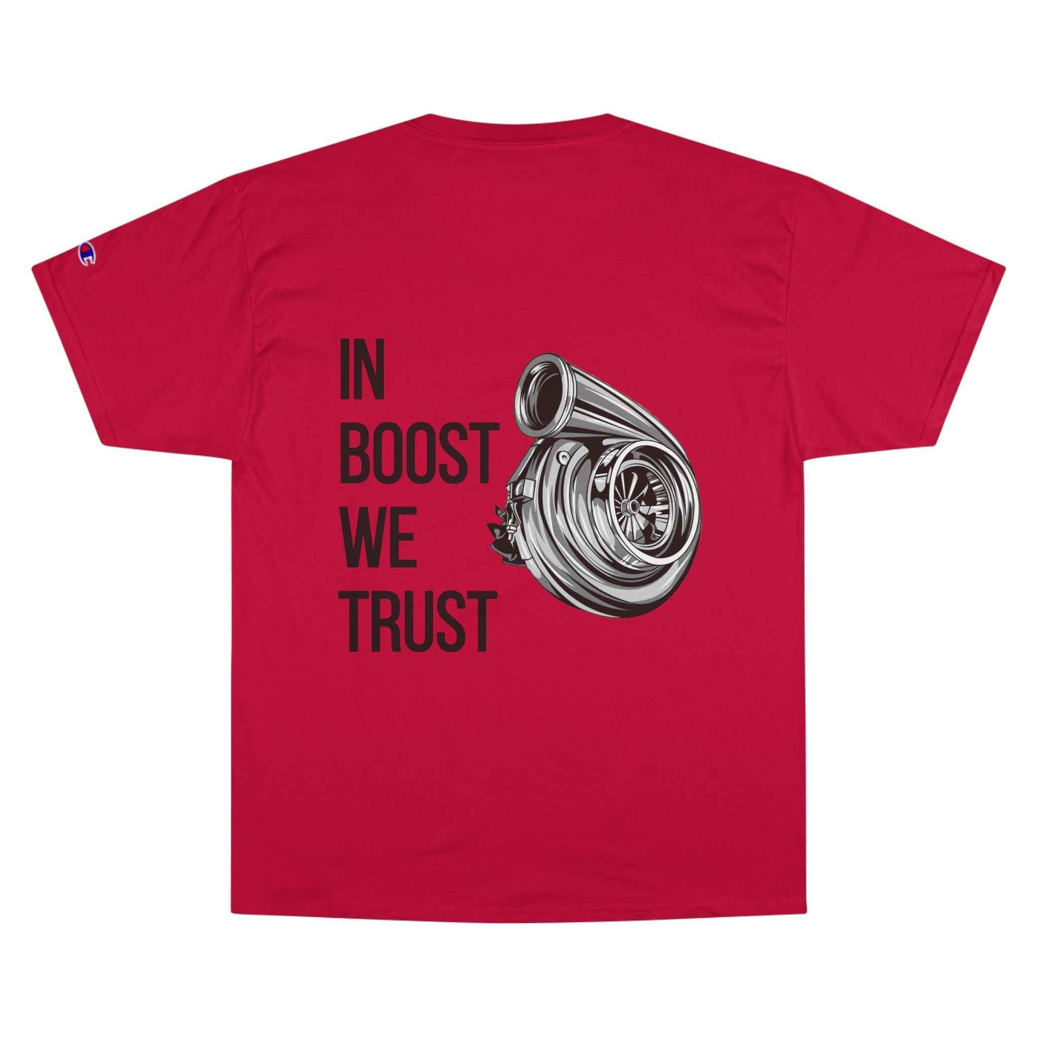 Champion Unisex Athletic  Tee-Shirt In Boost We Trust Edition