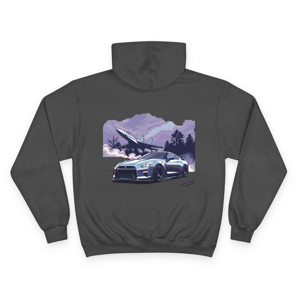 Champion Unisex Hoodie “Turbo Flight Edition” by Revolution Society