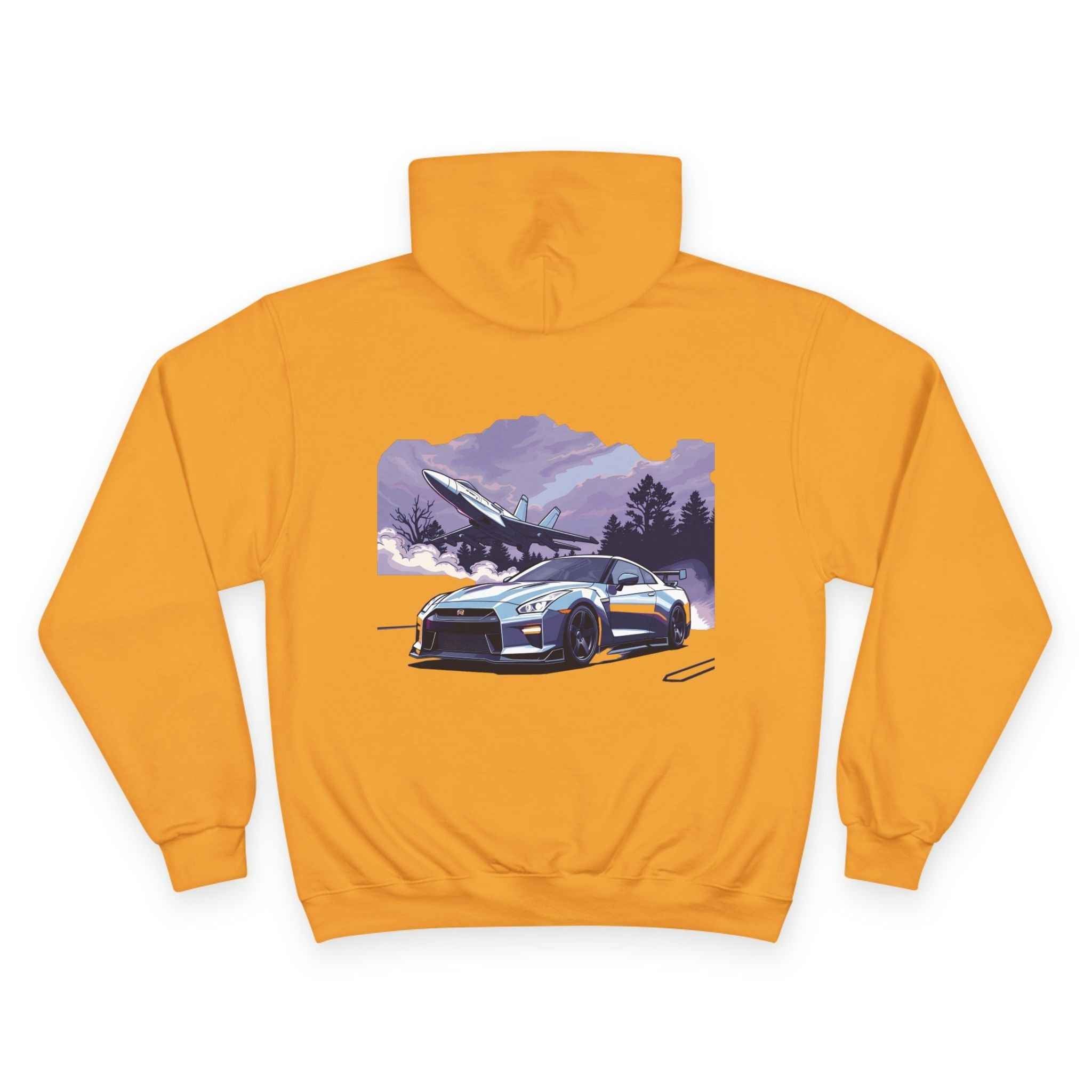 Champion Unisex Hoodie “Turbo Flight Edition” by Revolution Society