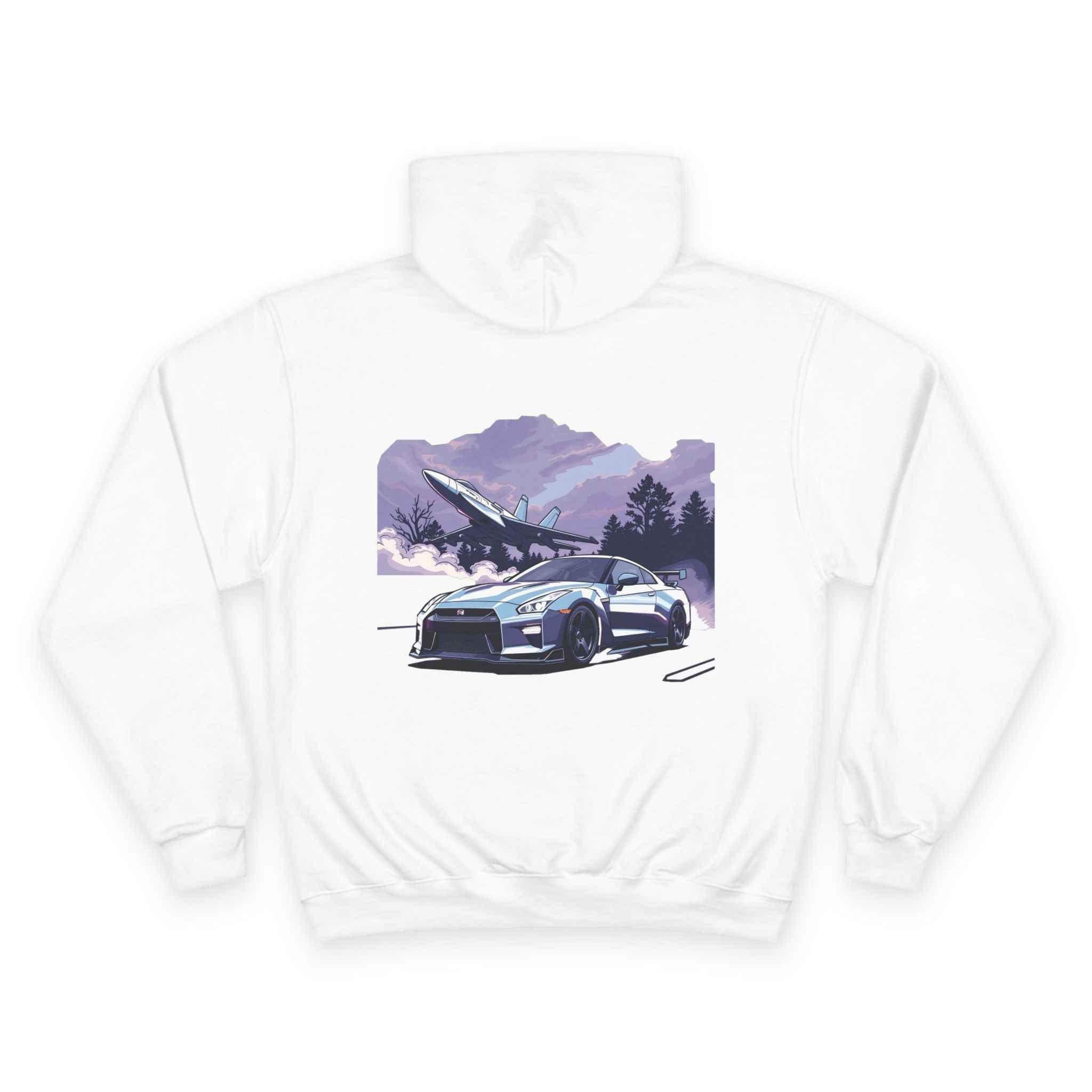 Champion Unisex Hoodie “Turbo Flight Edition” by Revolution Society