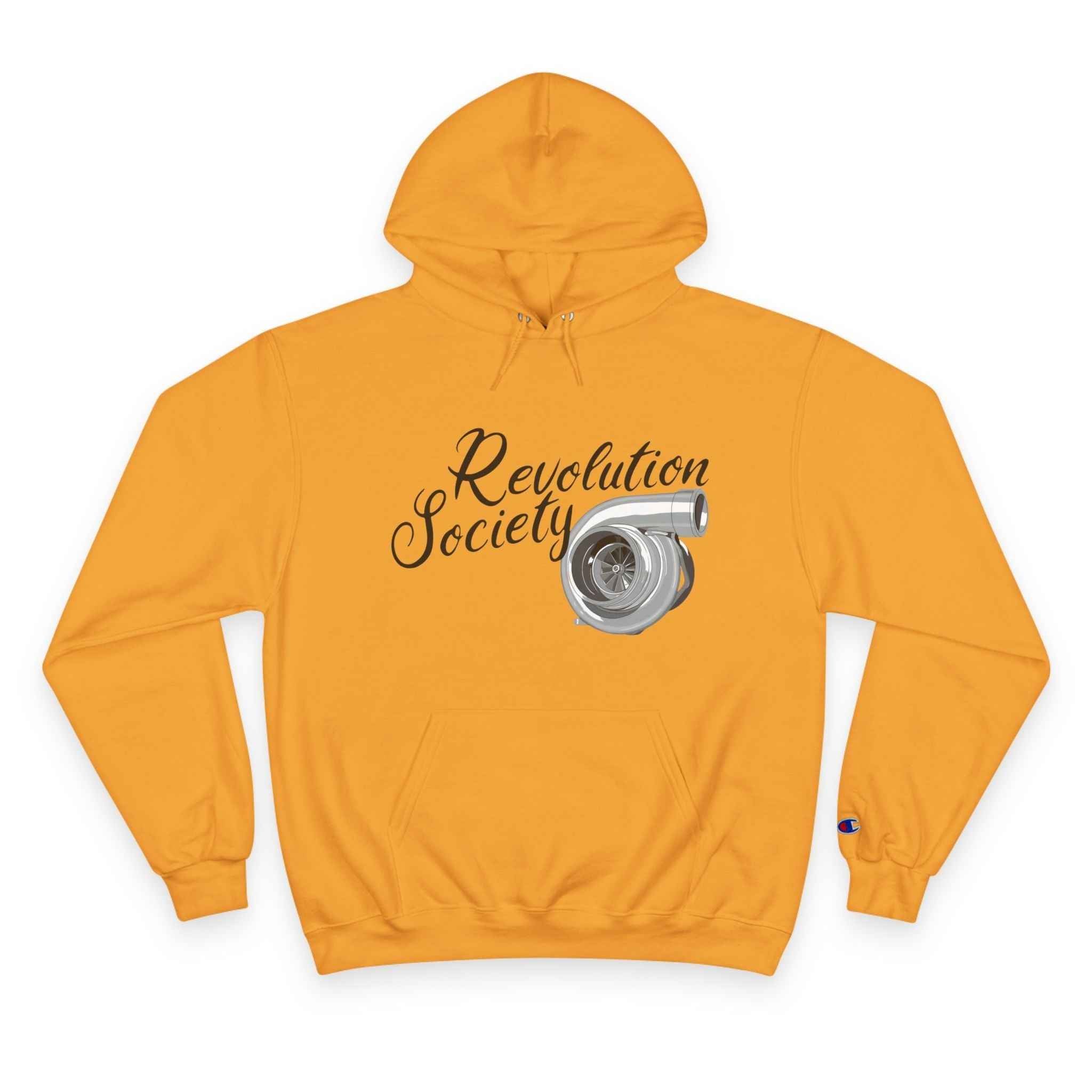 Champion Unisex Hoodie “Turbo Flight Edition” by Revolution Society