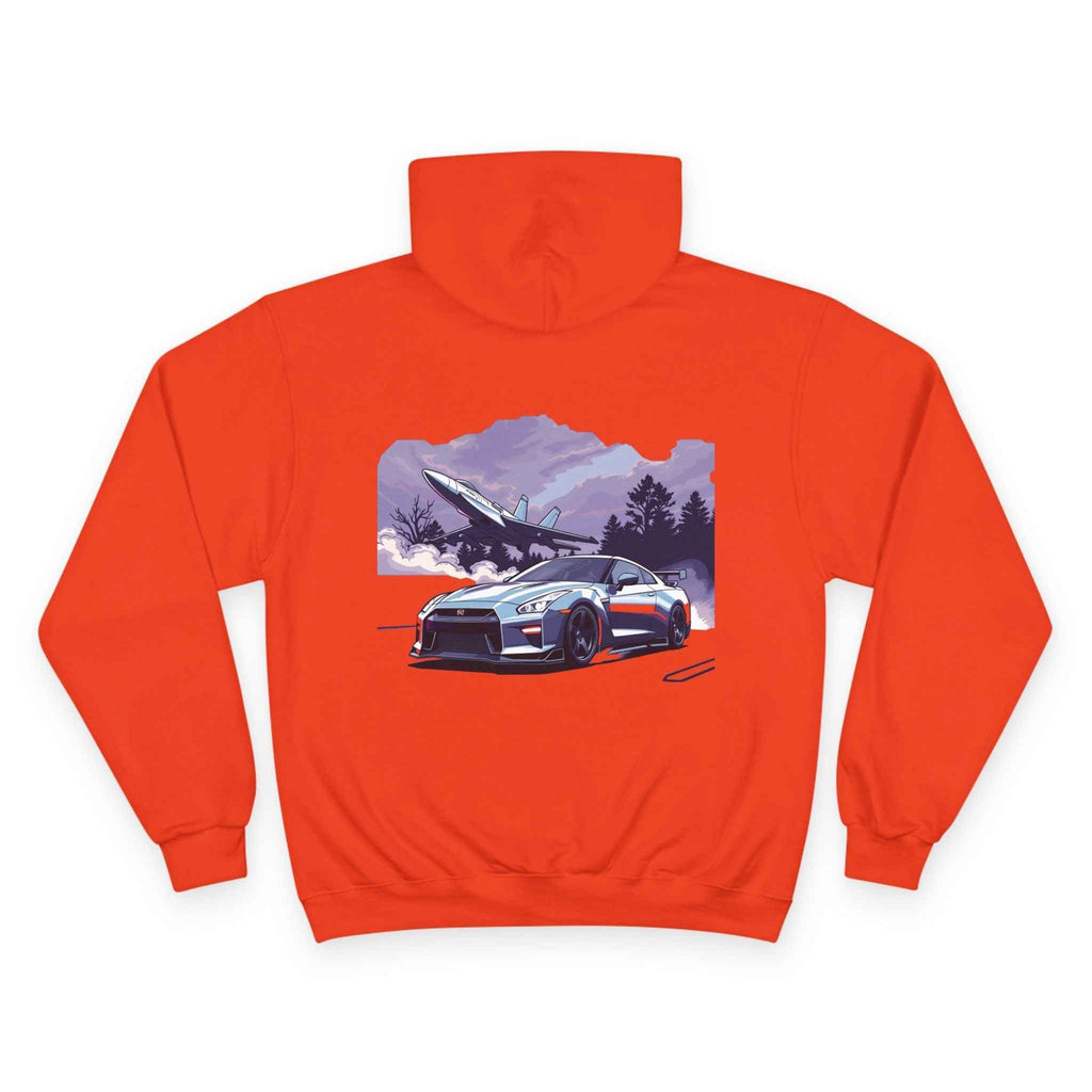 Champion Unisex Hoodie “Turbo Flight Edition” by Revolution Society