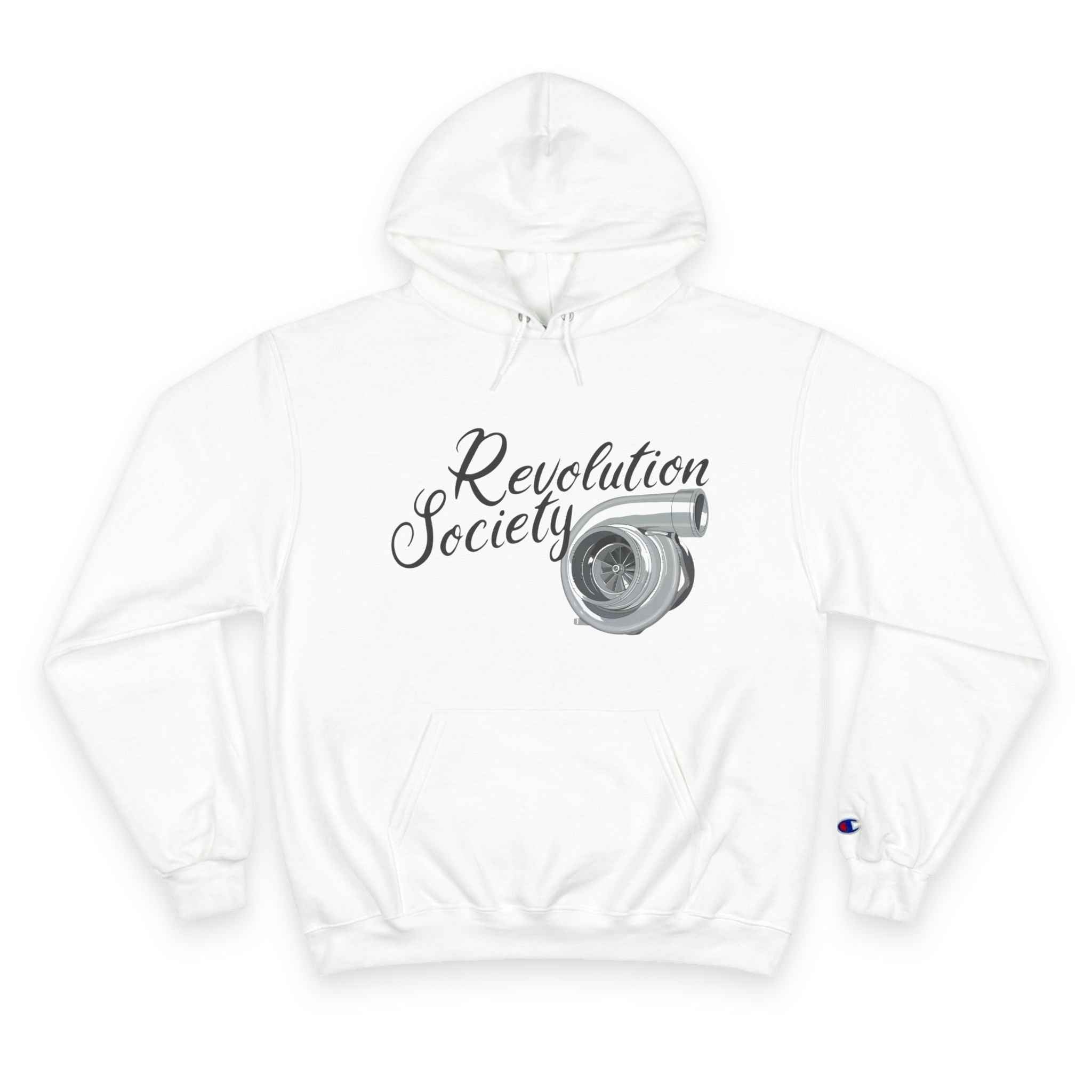 Champion Unisex Hoodie “Turbo Flight Edition” by Revolution Society