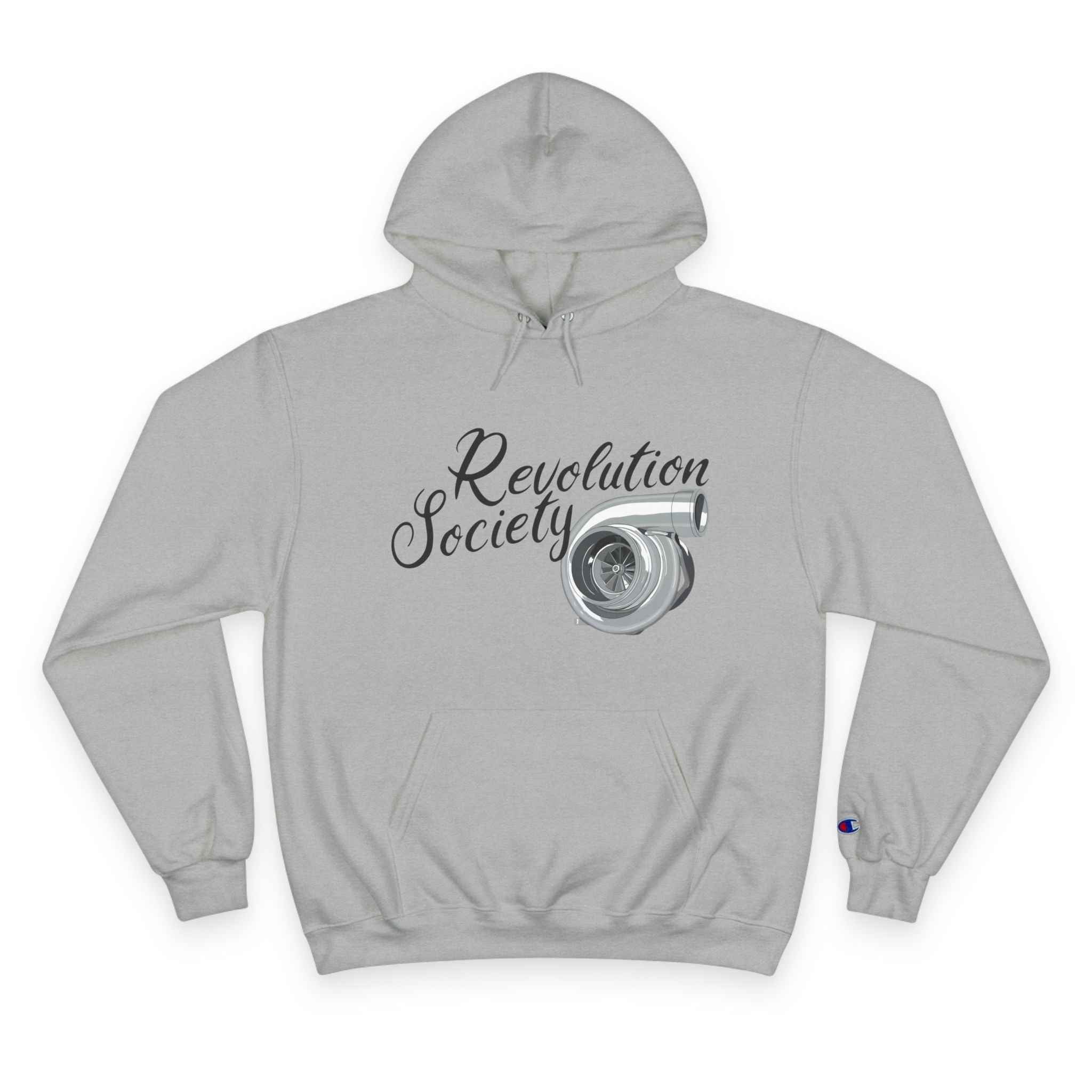 Champion Unisex Hoodie “Turbo Flight Edition” by Revolution Society