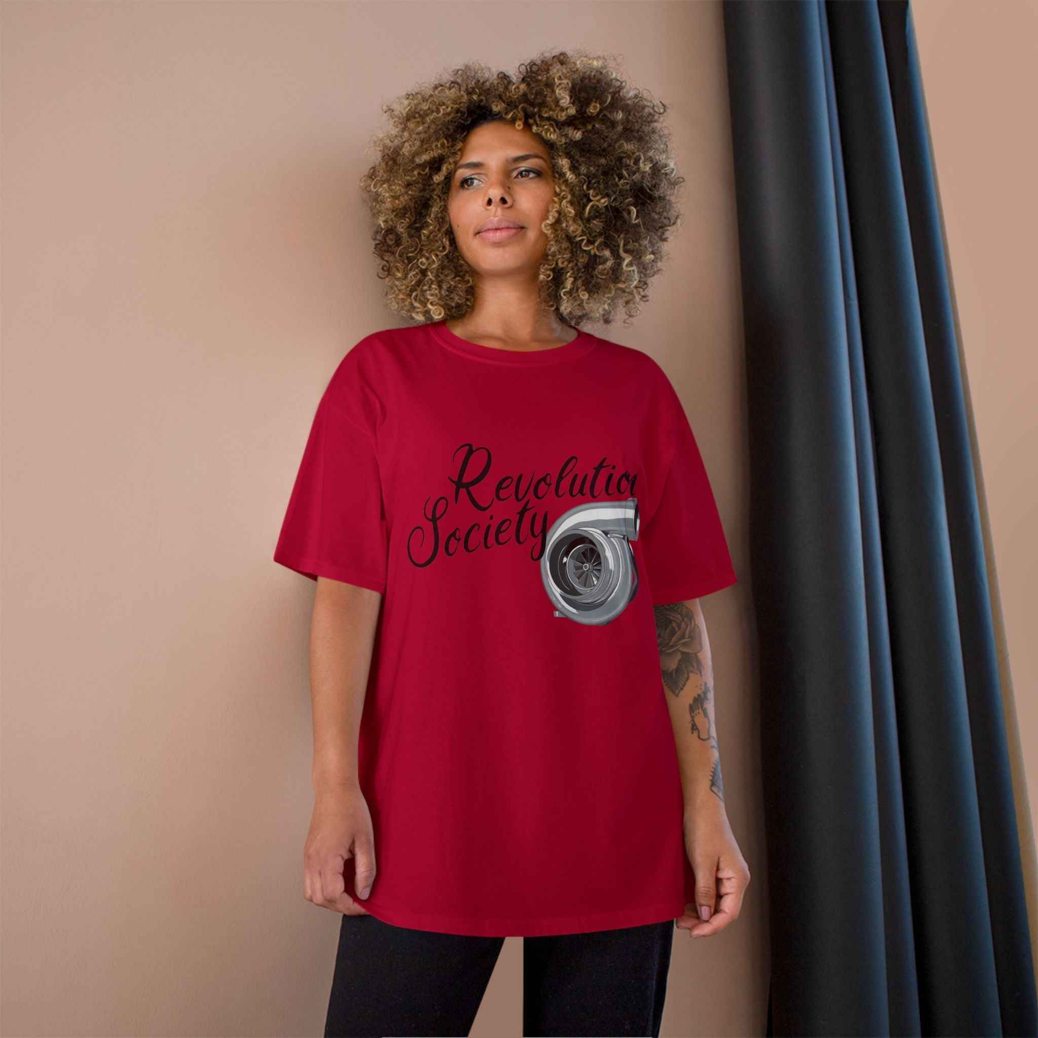 Champion Unisex Tee Shirt “Turbo Flight Edition” - Revolution Society