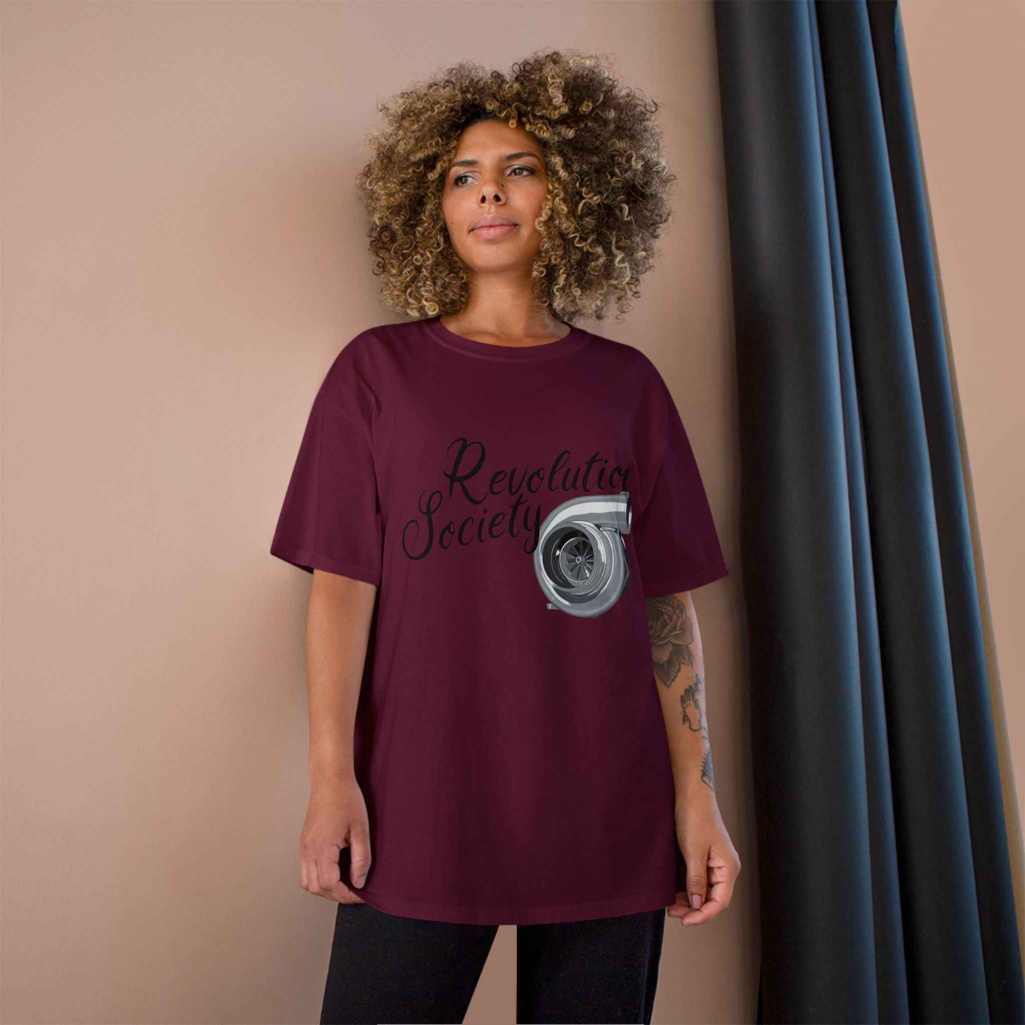 Champion Unisex Tee Shirt “Turbo Flight Edition” - Revolution Society