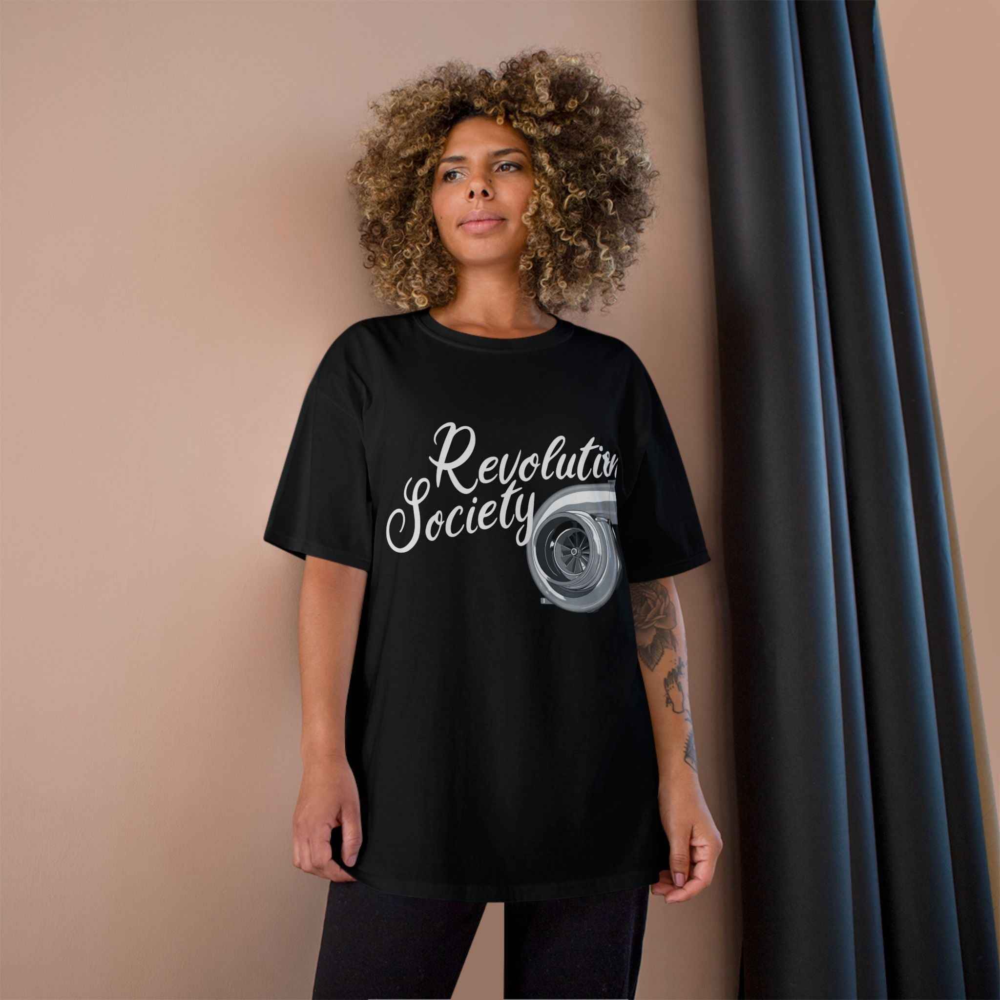 Champion Unisex Tee Shirt “Turbo Flight Edition” - Revolution Society
