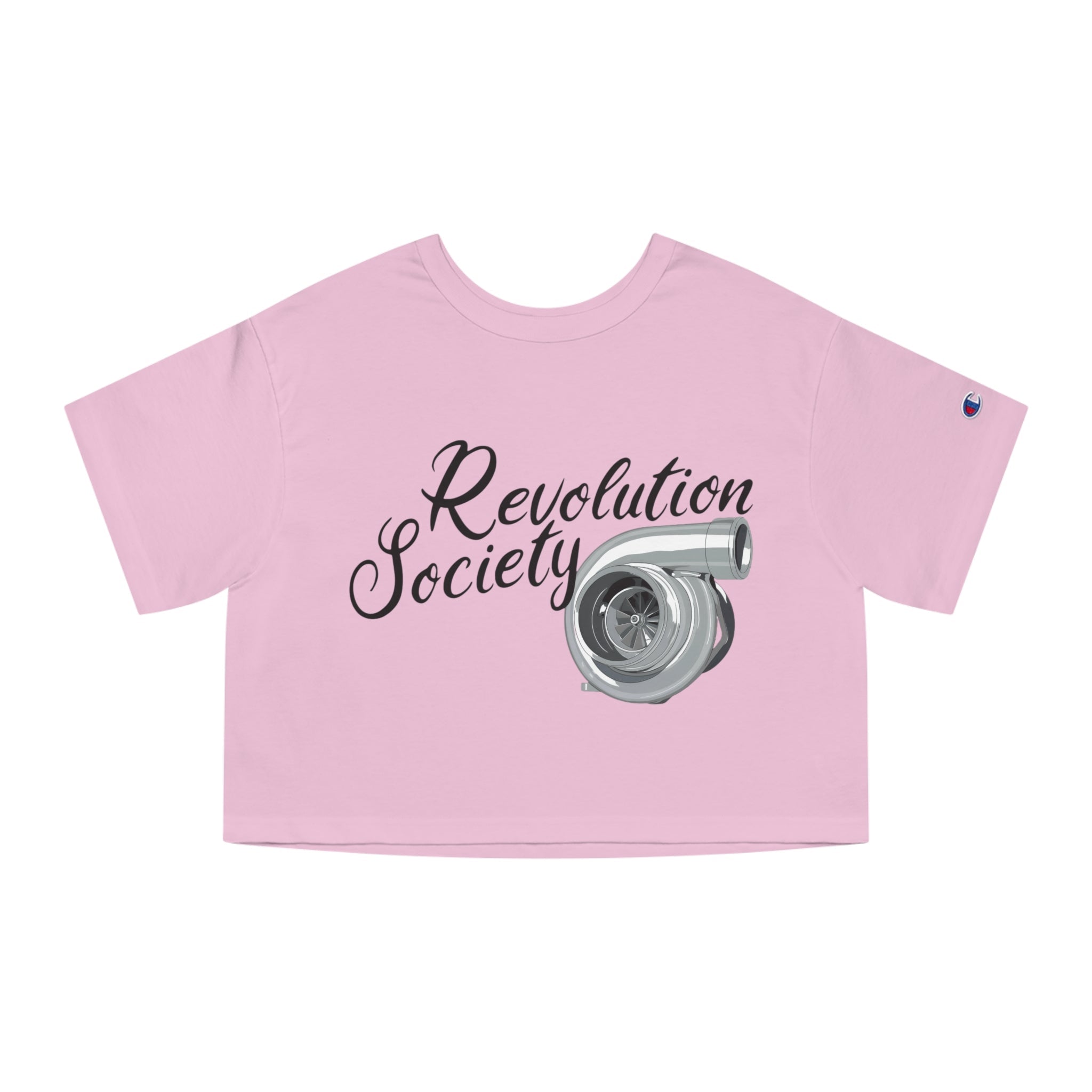 Champion Women’s Cropped T-Shirt “Speed Without Boundaries Edition” by Revolution Society - Revolution Society