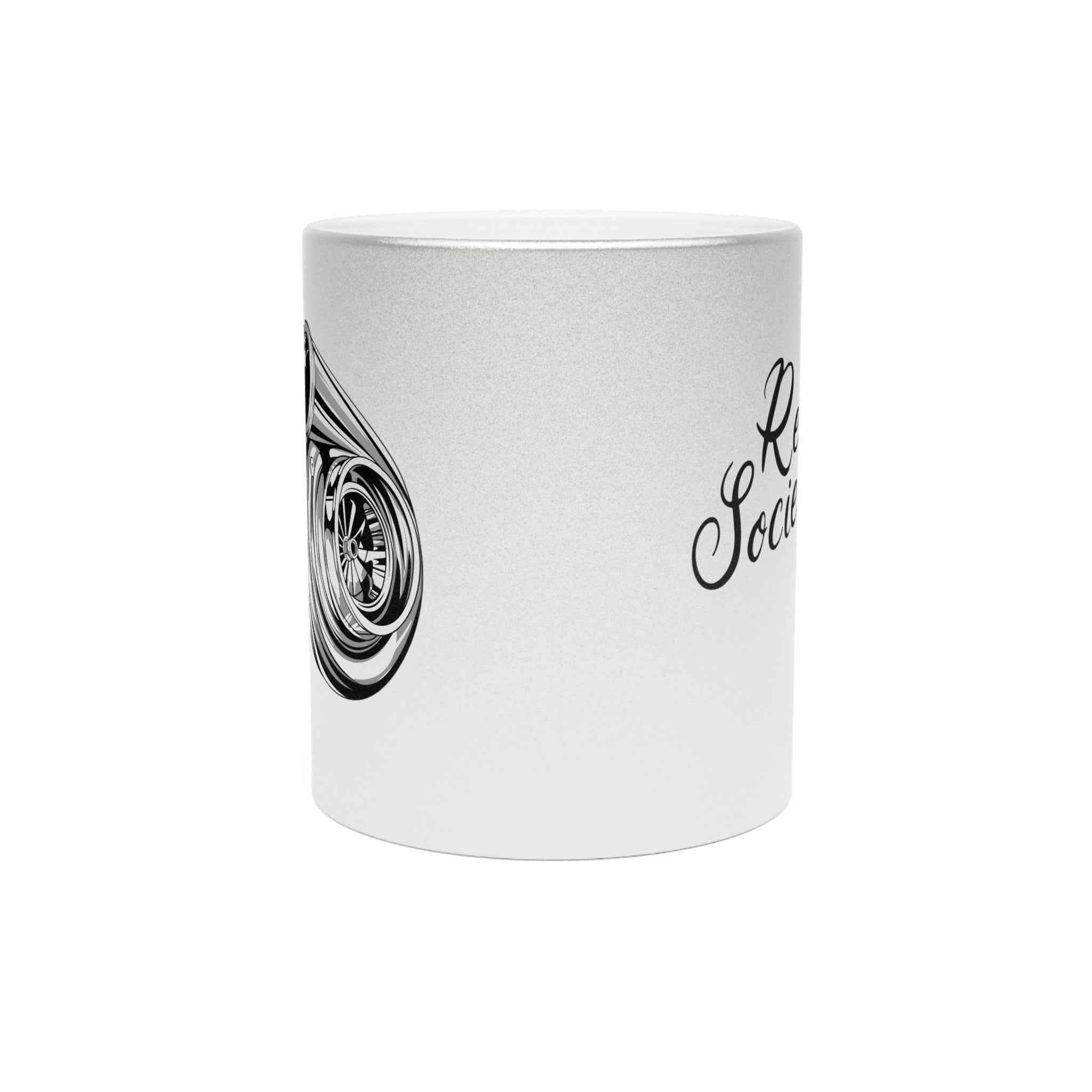 Coffee Cop 11oz Metallic Platinum or Gold “Speed Without Boundaries Edition” by Revolution Society - Revolution Society