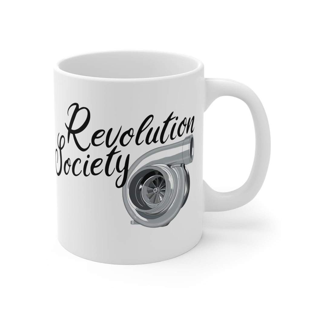 Coffee Cup 11oz “In Boost We Trust Edition” by Revolution Society - Revolution Society