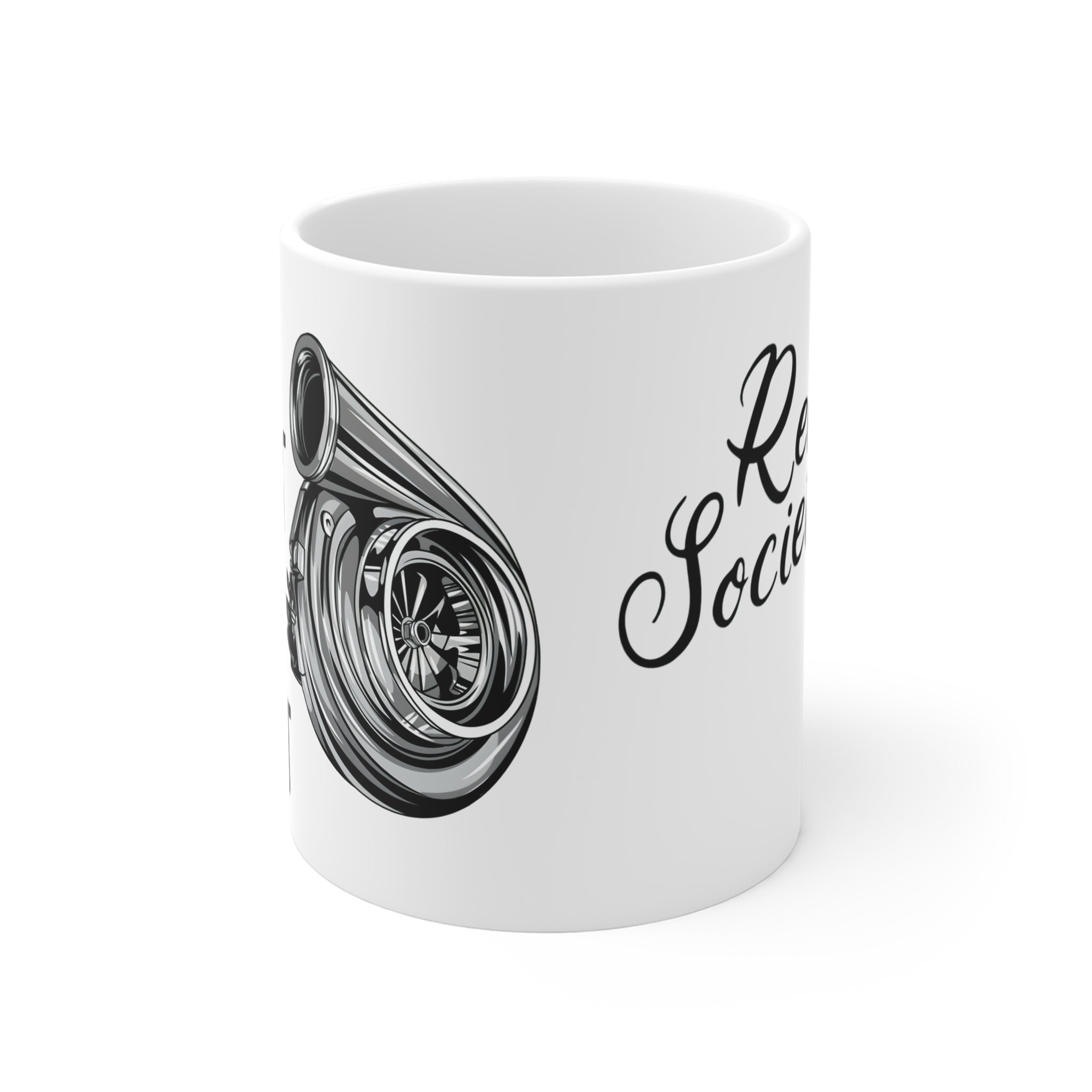 Coffee Cup 11oz “In Boost We Trust Edition” by Revolution Society - Revolution Society