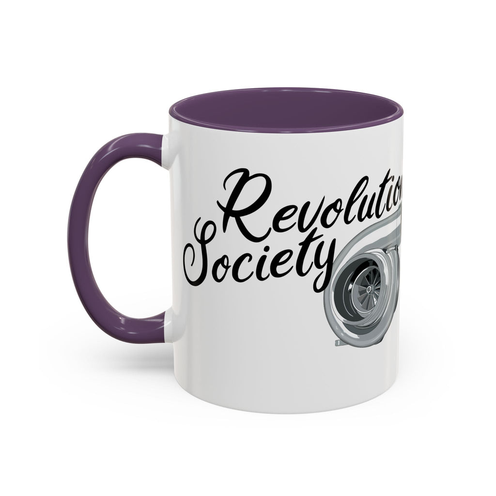 Coffee Mug Color Accent 11oz | 15oz “Speed Without Boundaries” - Revolution Society