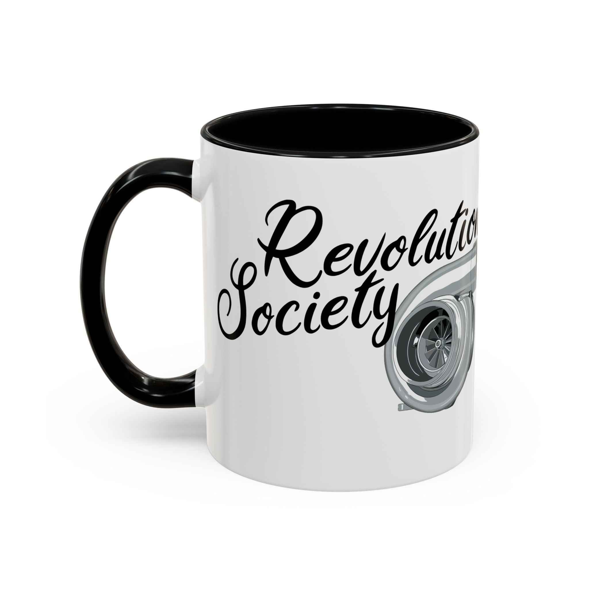 Coffee Mug Color Accent 11oz | 15oz “Speed Without Boundaries” - Revolution Society