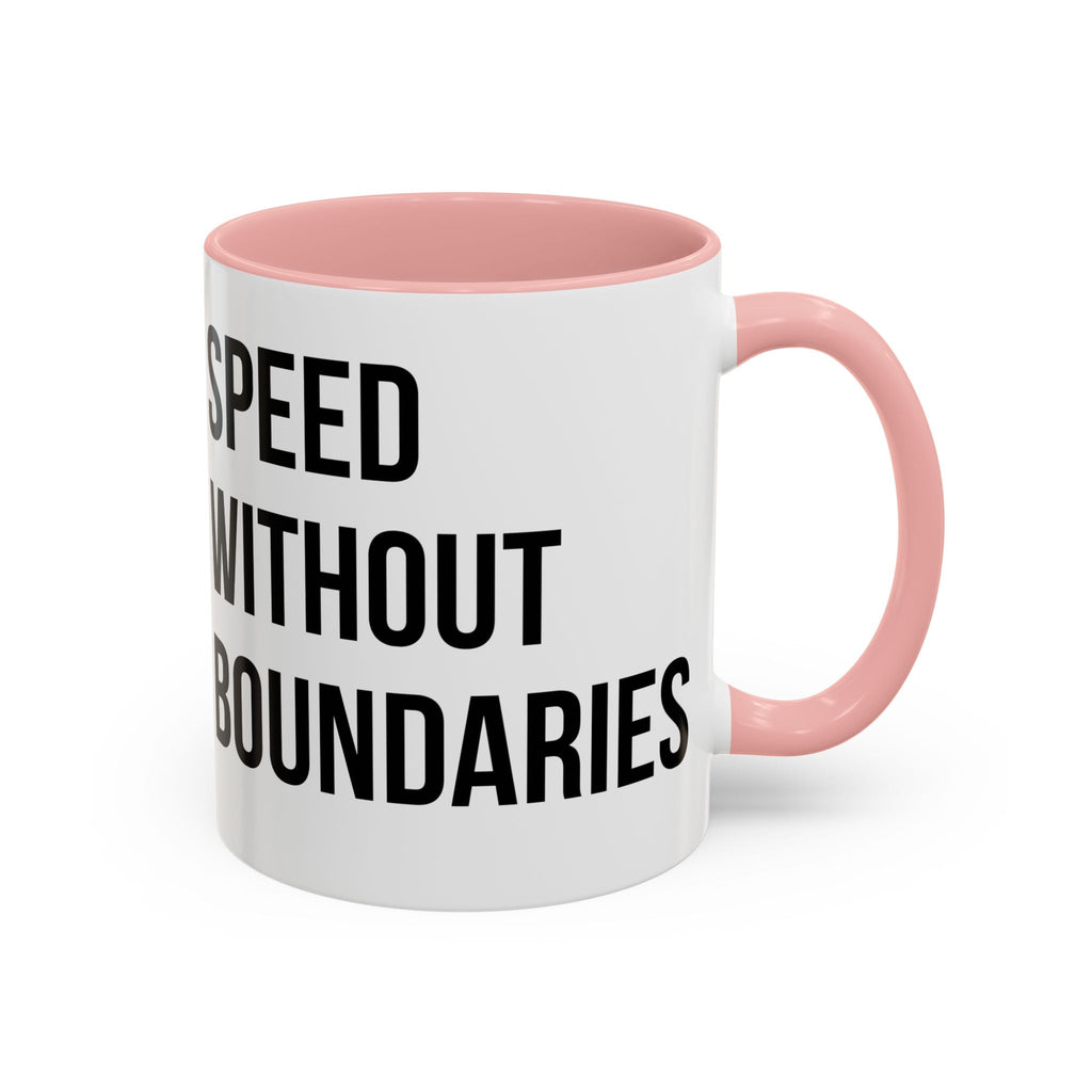 Coffee Mug Color Accent 11oz | 15oz “Speed Without Boundaries” - Revolution Society
