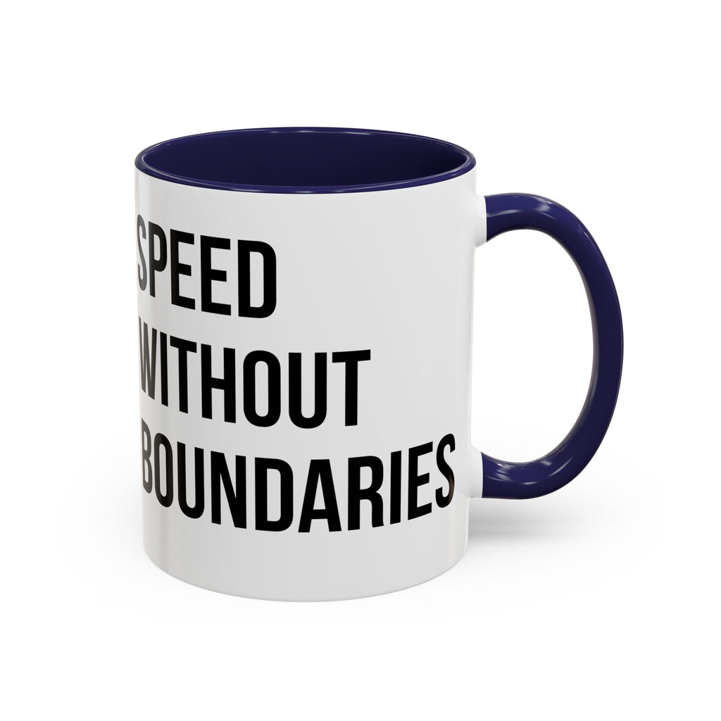 Coffee Mug Color Accent 11oz | 15oz “Speed Without Boundaries” - Revolution Society
