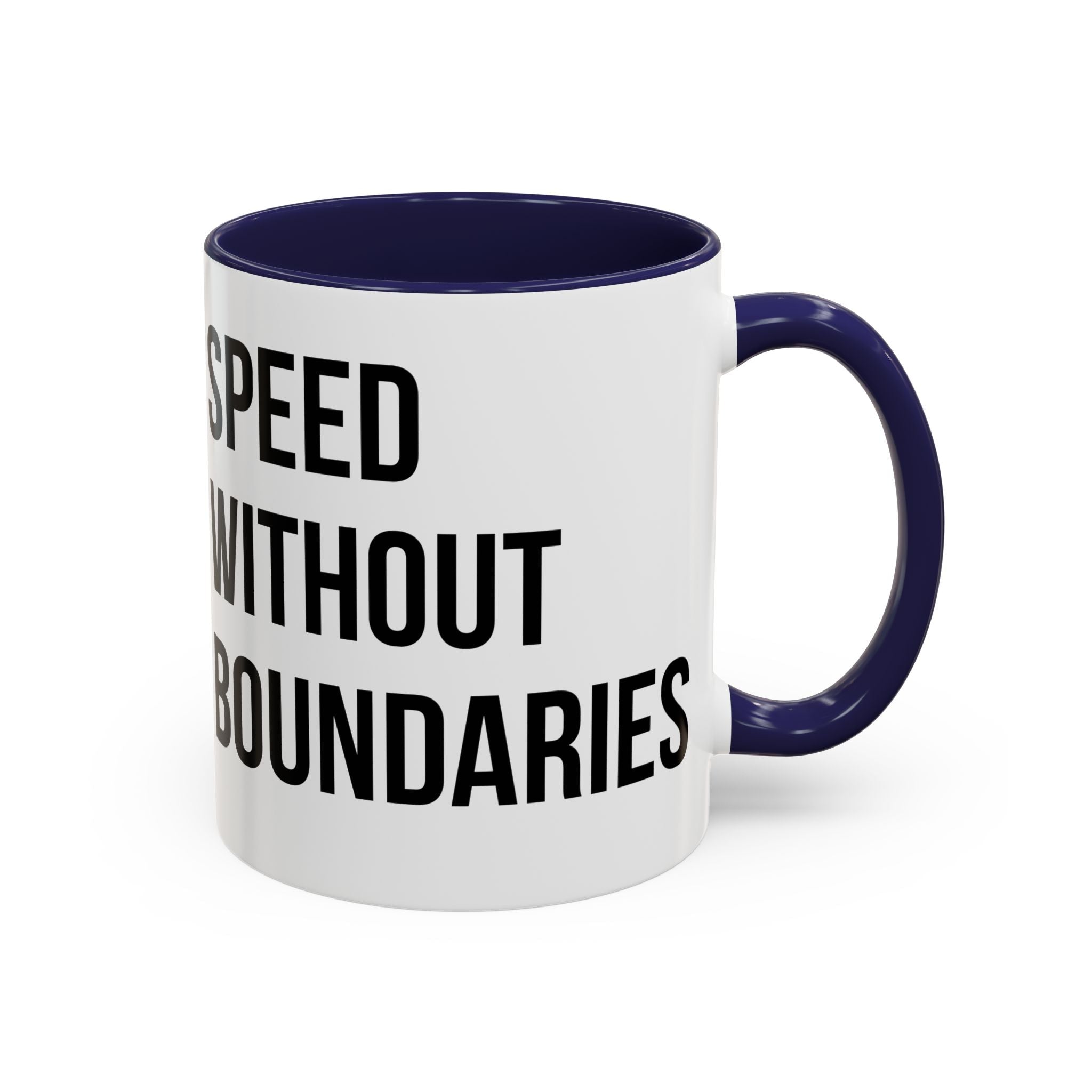 Coffee Mug Color Accent 11oz | 15oz “Speed Without Boundaries” - Revolution Society