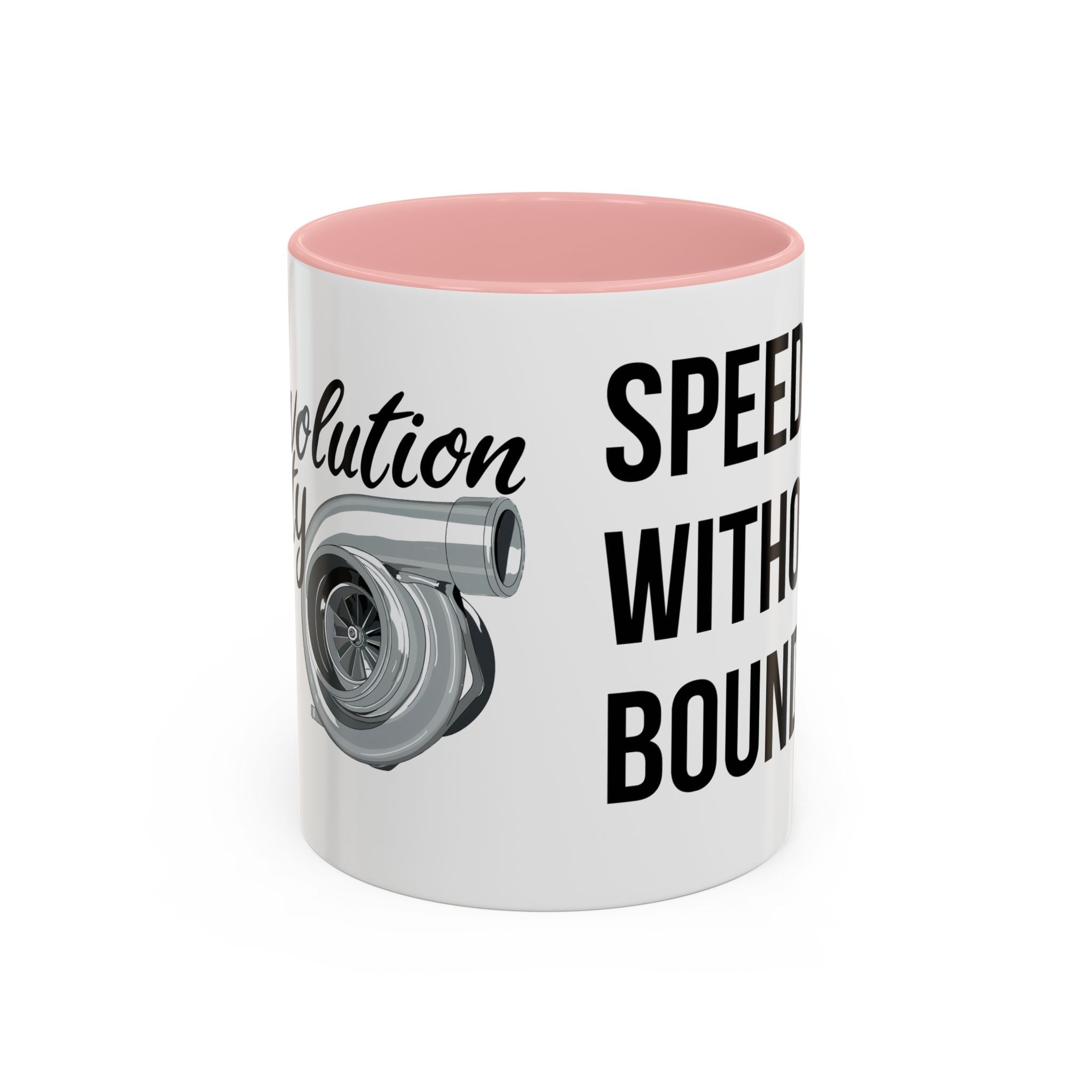 Coffee Mug Color Accent 11oz | 15oz “Speed Without Boundaries” - Revolution Society