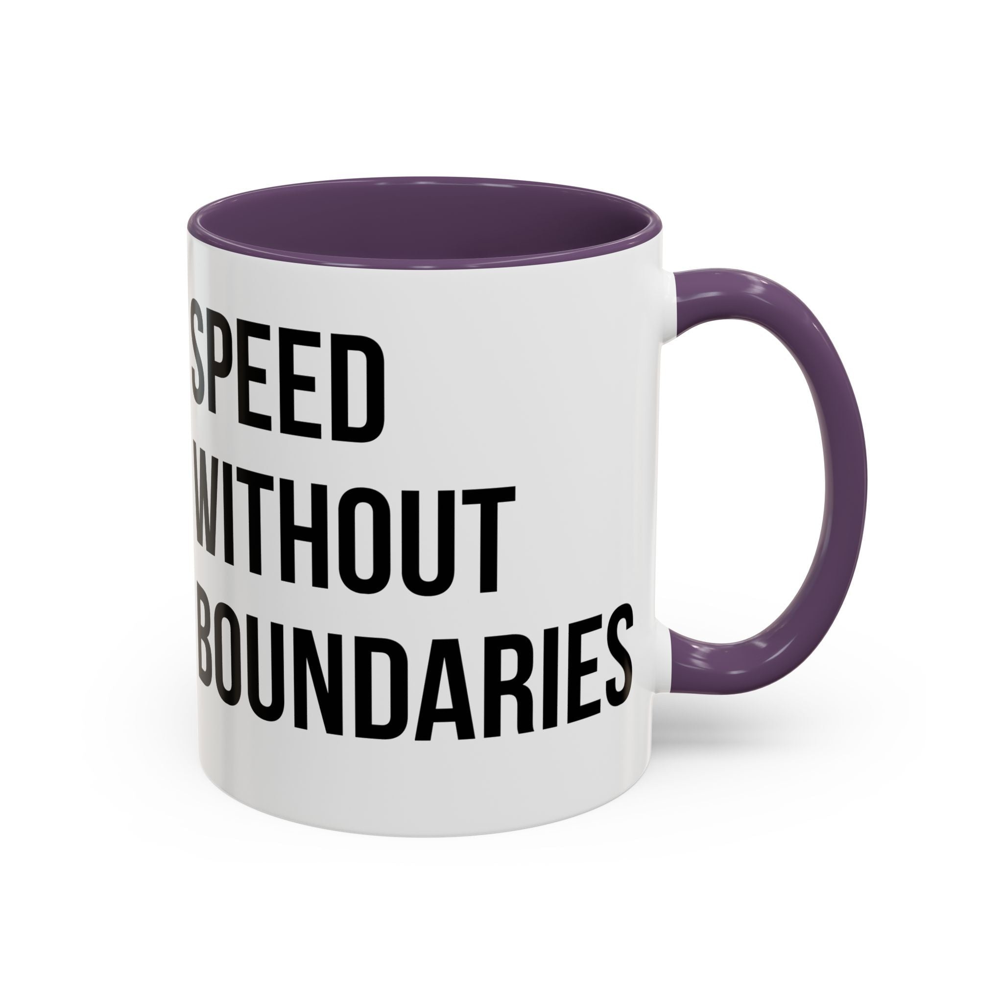 Coffee Mug Color Accent 11oz | 15oz “Speed Without Boundaries” - Revolution Society
