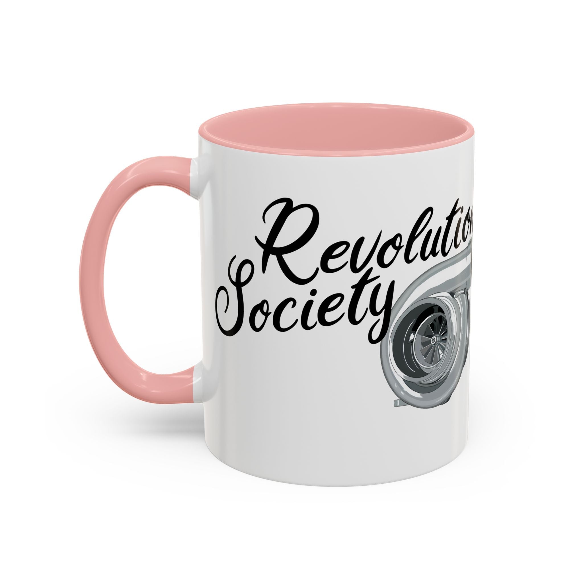 Coffee Mug Color Accent 11oz | 15oz “Speed Without Boundaries” - Revolution Society