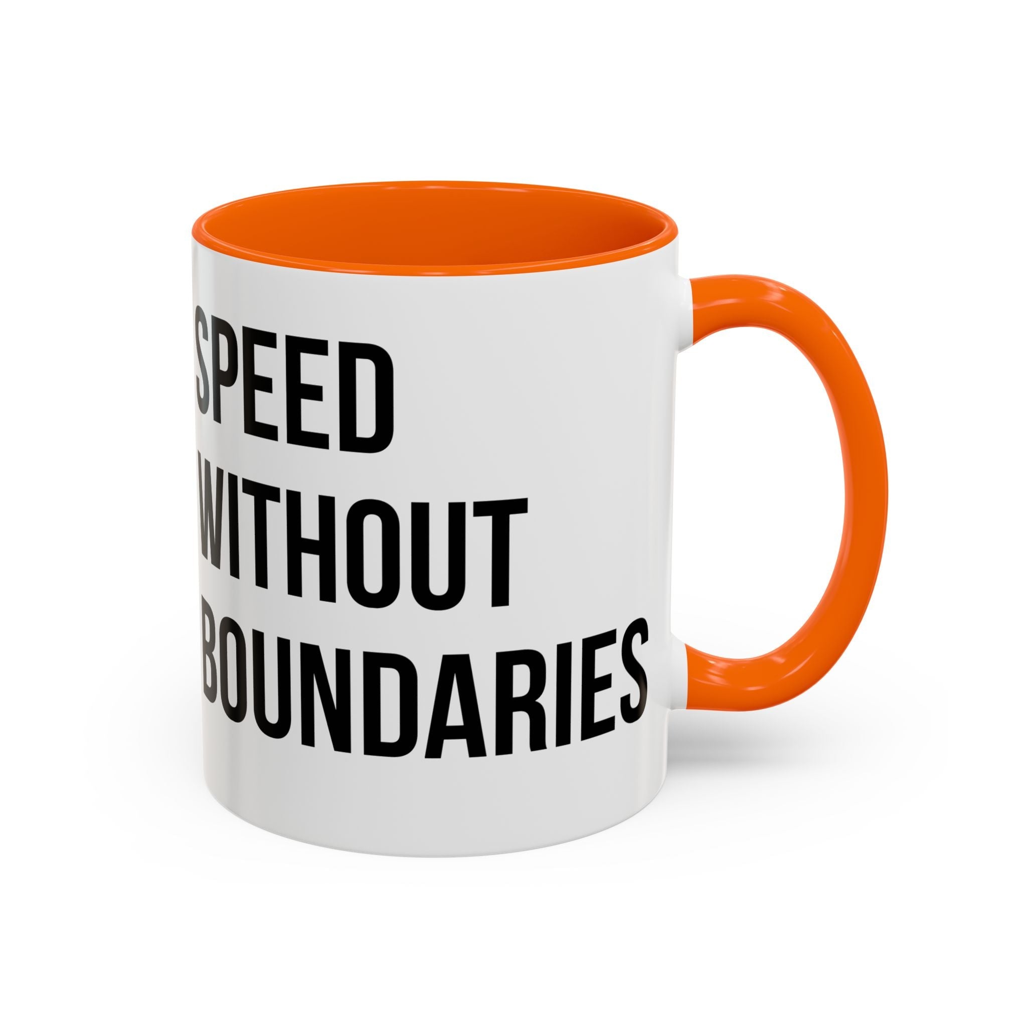 Coffee Mug Color Accent 11oz | 15oz “Speed Without Boundaries” - Revolution Society