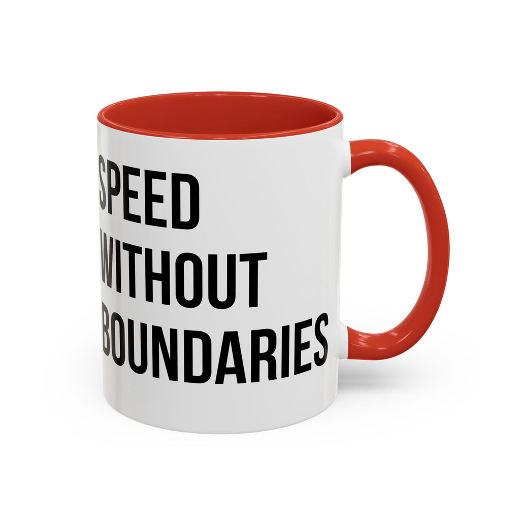 Coffee Mug Color Accent 11oz | 15oz “Speed Without Boundaries” - Revolution Society