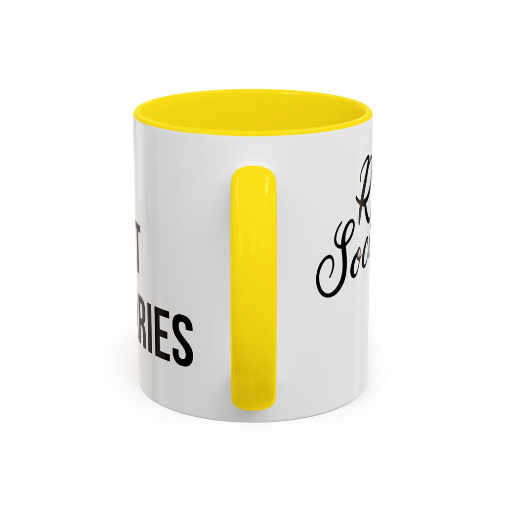 Coffee Mug Color Accent 11oz | 15oz “Speed Without Boundaries” - Revolution Society
