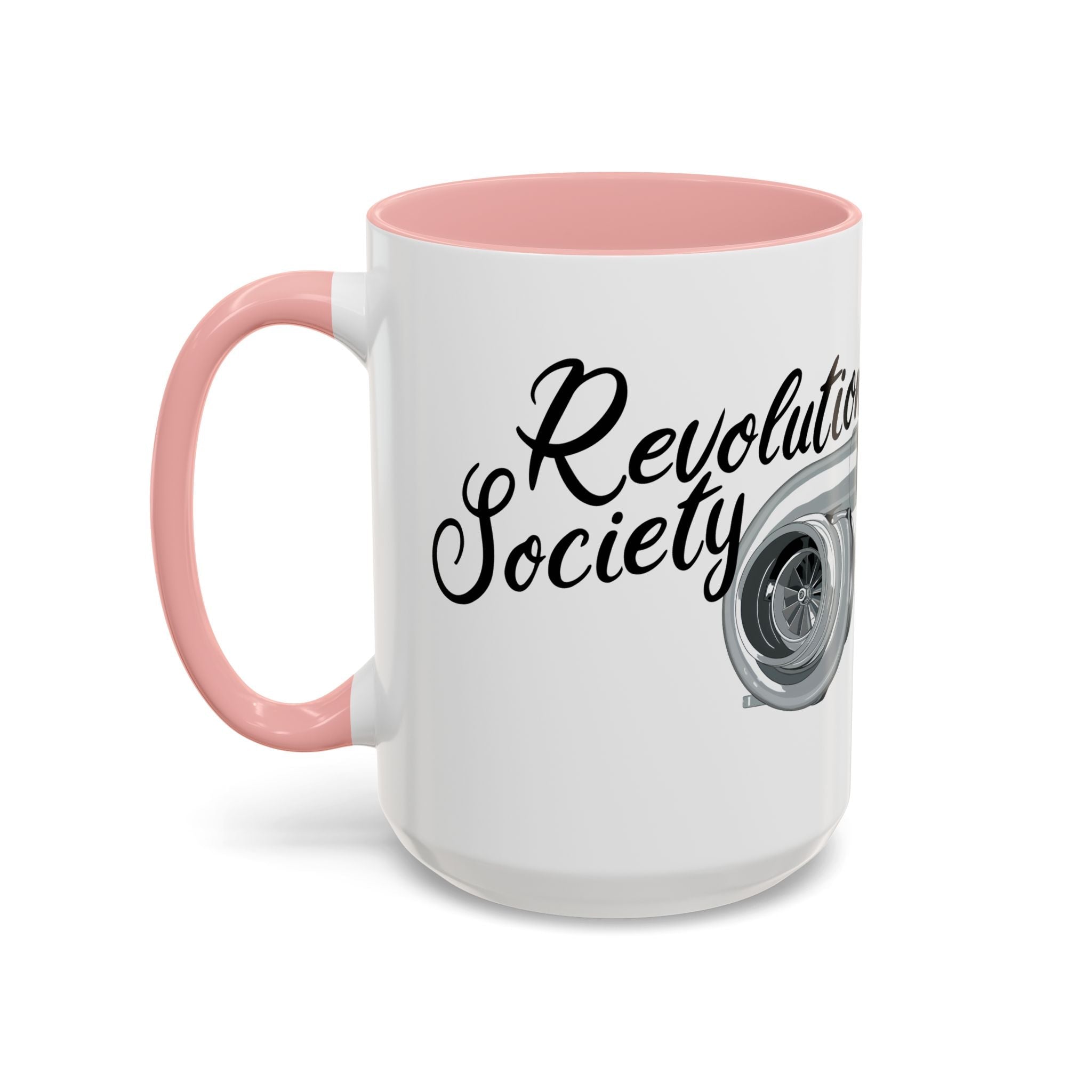 Coffee Mug Color Accent 11oz | 15oz “Speed Without Boundaries” - Revolution Society