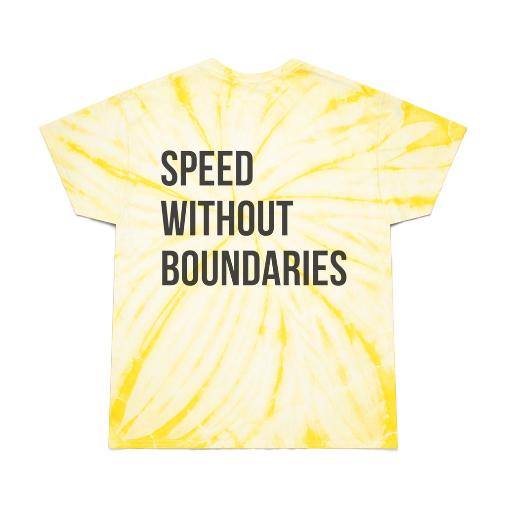 Color Blast Unisex Tee Shirt “Speed Without Boundaries Edition” by Revolution Society - Revolution Society