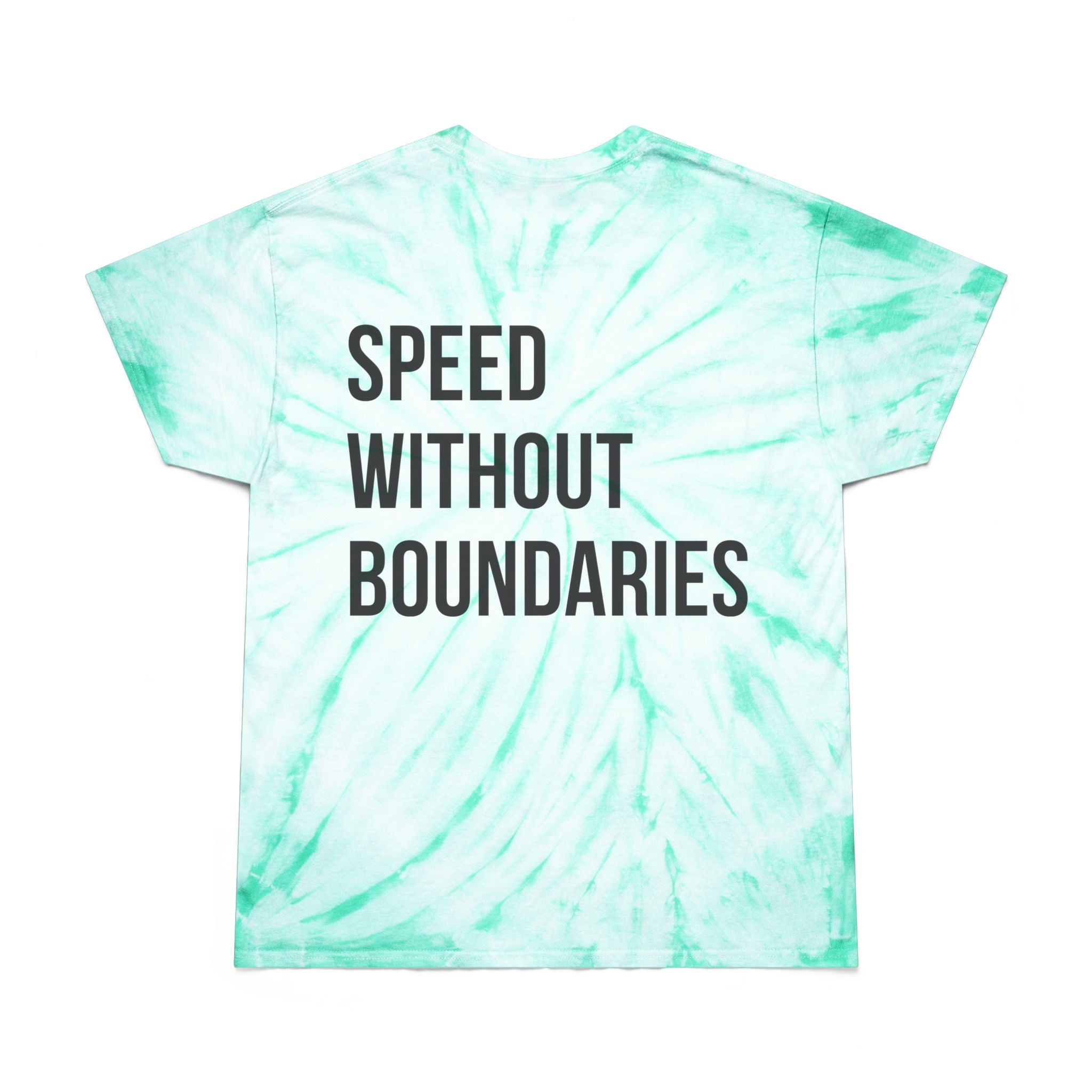 Color Blast Unisex Tee Shirt “Speed Without Boundaries Edition” by Revolution Society - Revolution Society