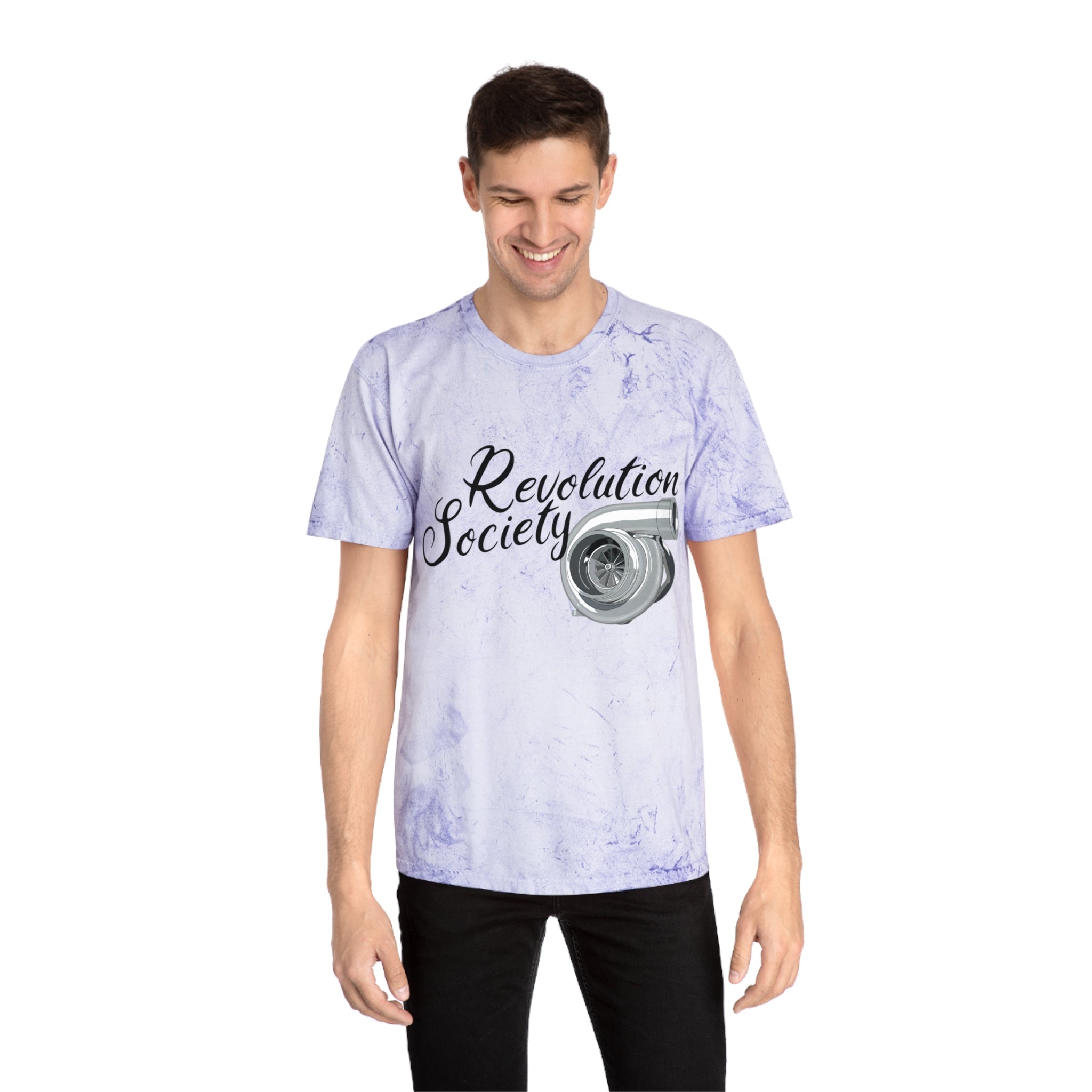 Copy of Color Blast Unisex T-Shirt “Speed Without Boundaries Edition” by Revolution Society - Revolution Society