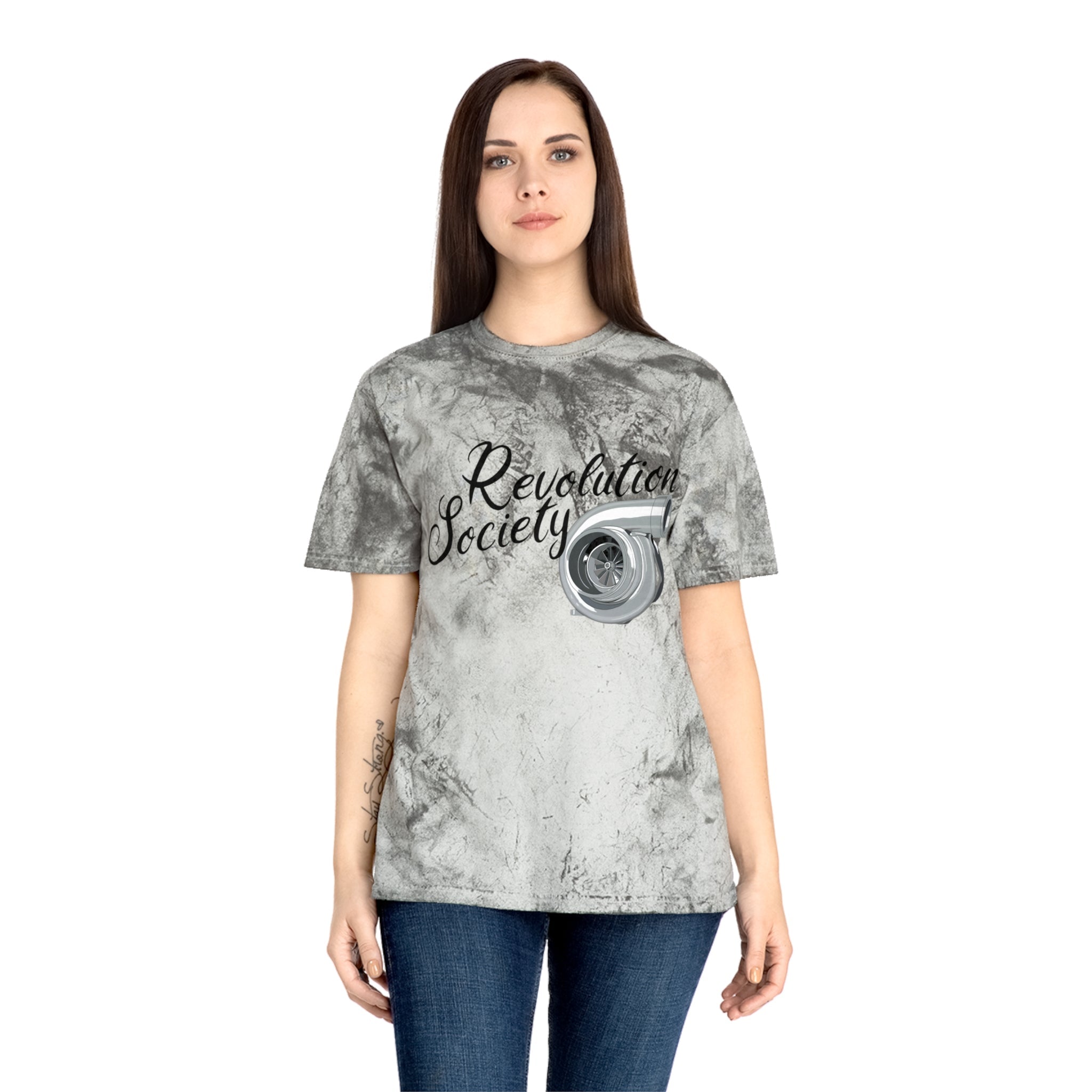 Copy of Color Blast Unisex T-Shirt “Speed Without Boundaries Edition” by Revolution Society - Revolution Society