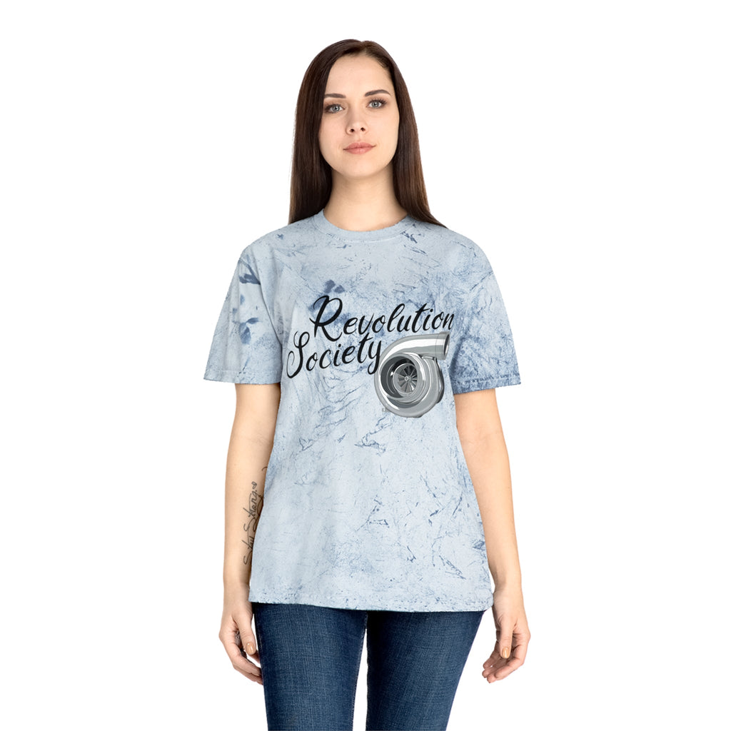 Copy of Color Blast Unisex T-Shirt “Speed Without Boundaries Edition” by Revolution Society - Revolution Society