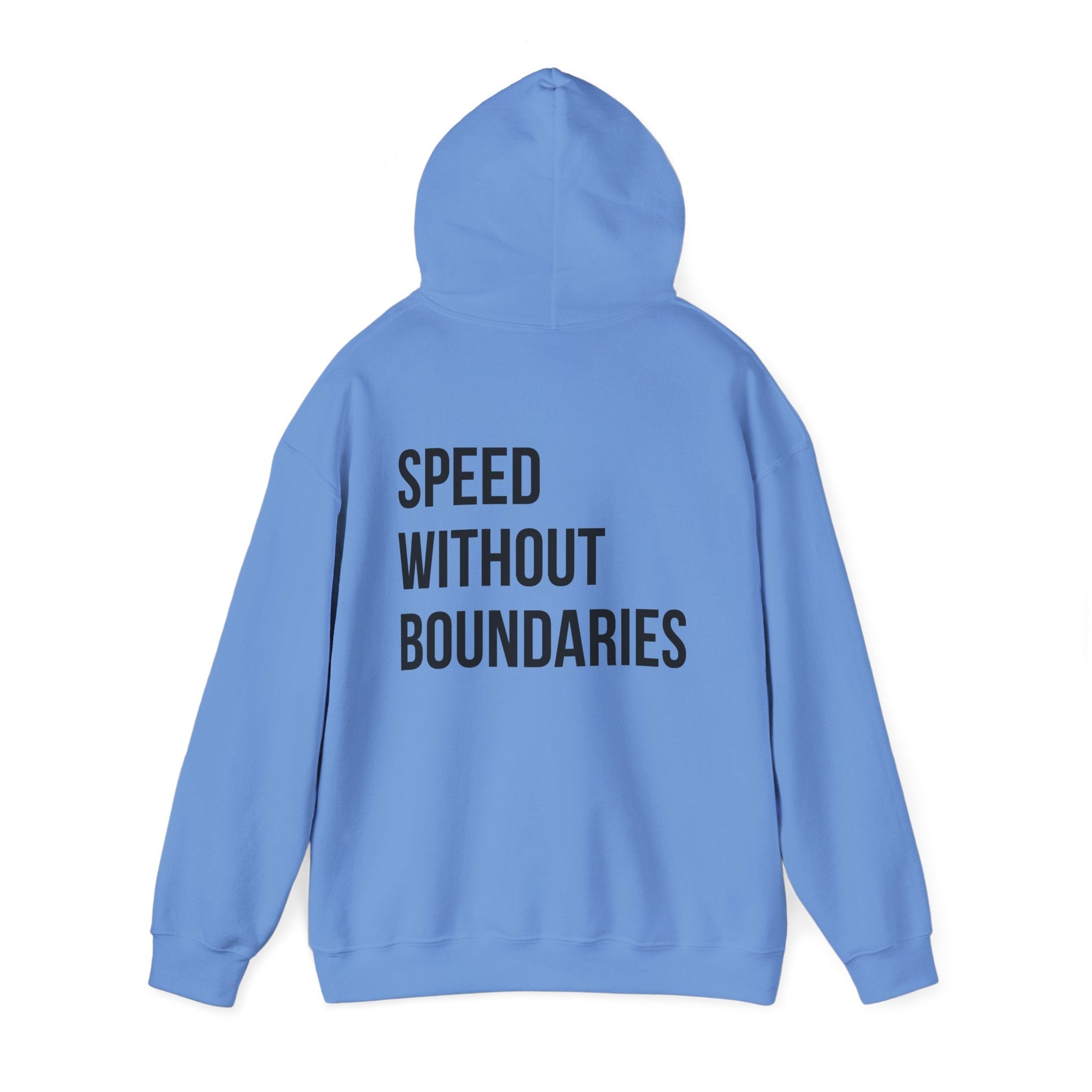 Pro Comfort Unisex Sweatshirt “Speed Without Boundaries Edition by Revolution Society | Down To Earth Collection - Revolution Society