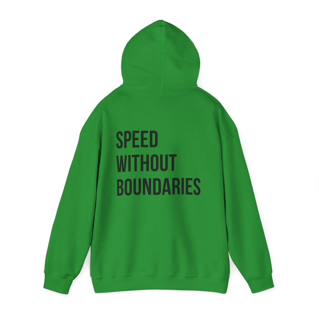 Pro Comfort Unisex Sweatshirt “Speed Without Boundaries Edition by Revolution Society | Down To Earth Collection - Revolution Society