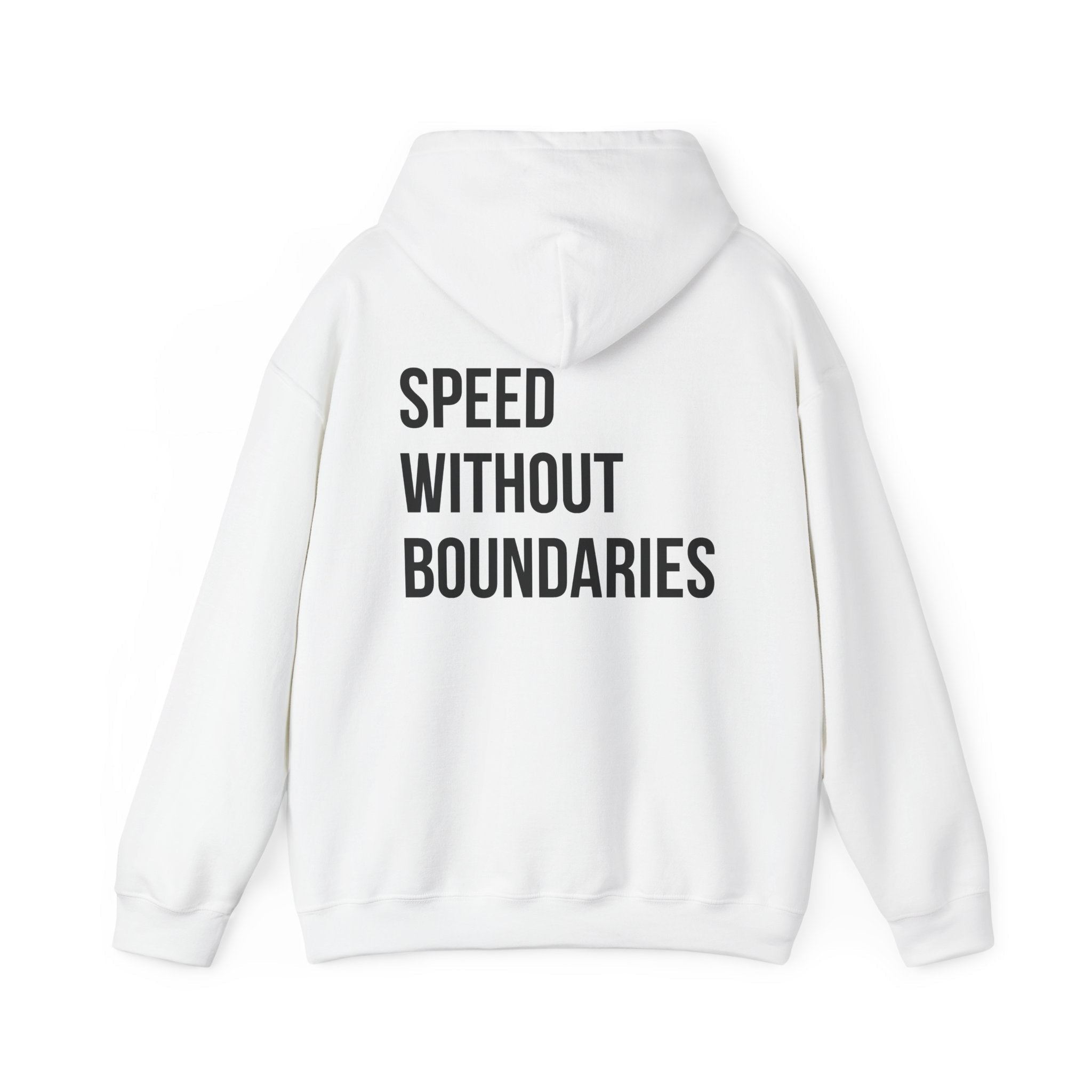 Pro Comfort Unisex Sweatshirt “Speed Without Boundaries Edition by Revolution Society | Down To Earth Collection - Revolution Society