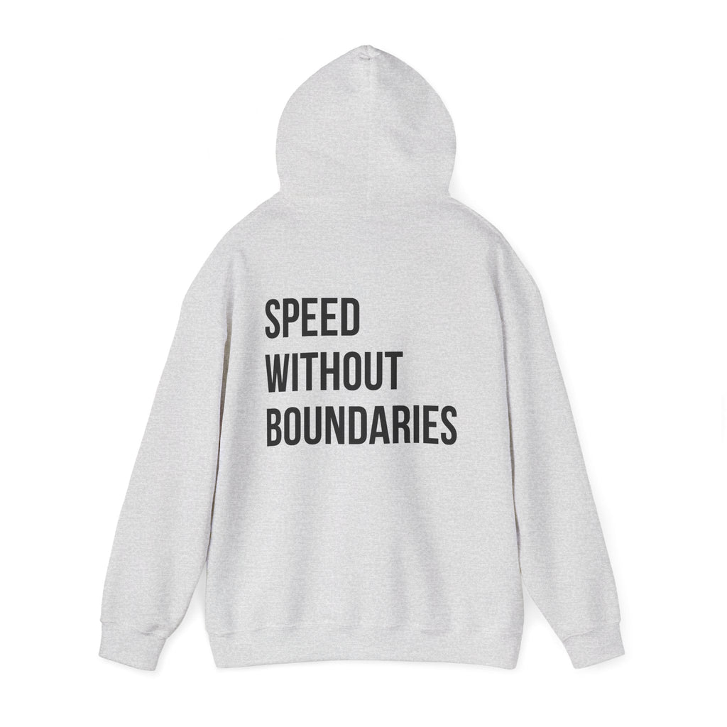 Pro Comfort Unisex Sweatshirt “Speed Without Boundaries Edition by Revolution Society | Down To Earth Collection - Revolution Society