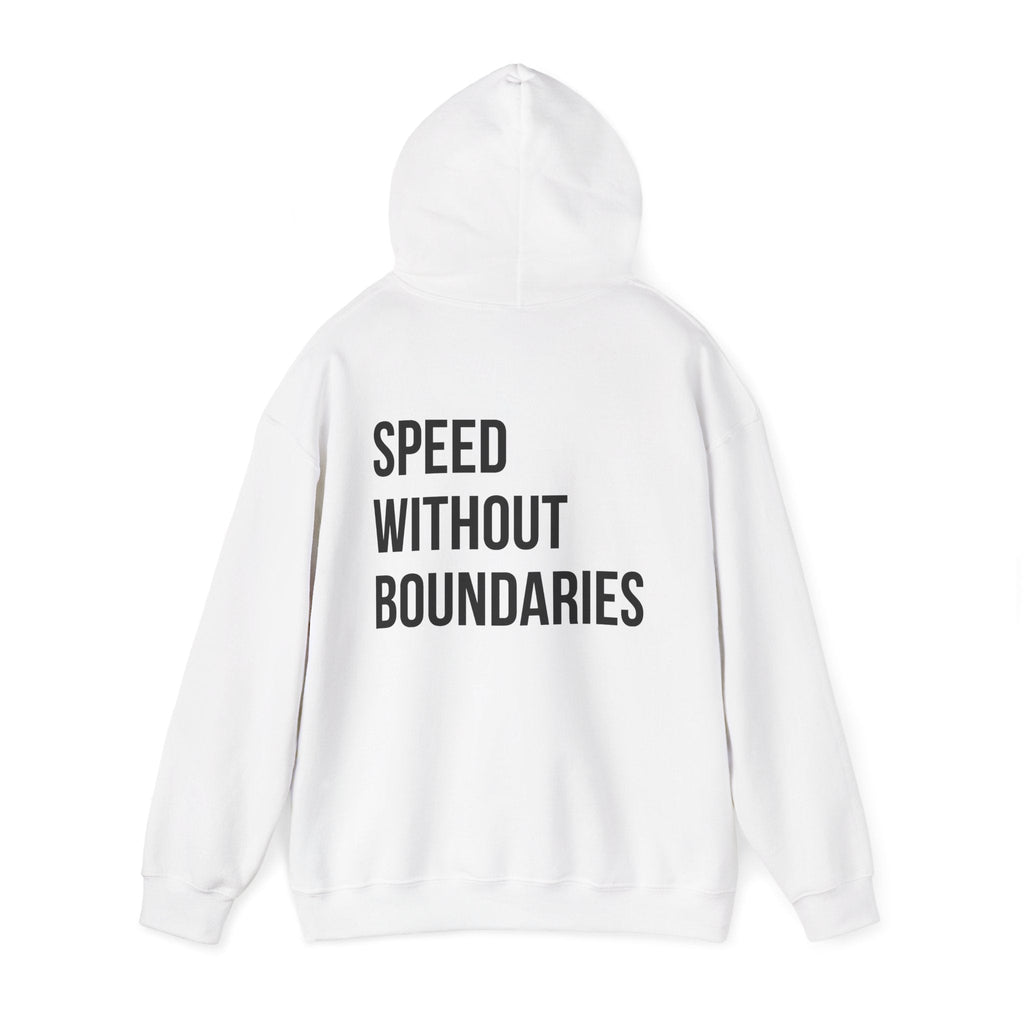 Pro Comfort Unisex Sweatshirt “Speed Without Boundaries Edition by Revolution Society | Down To Earth Collection - Revolution Society