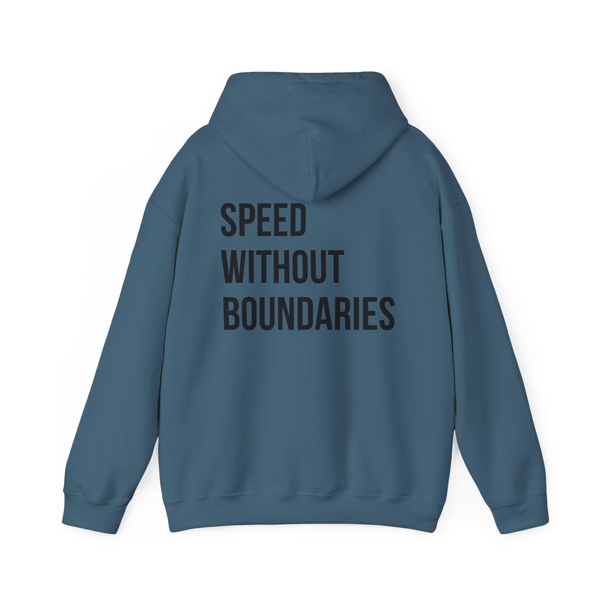 Pro Comfort Unisex Sweatshirt “Speed Without Boundaries Edition by Revolution Society | Down To Earth Collection - Revolution Society