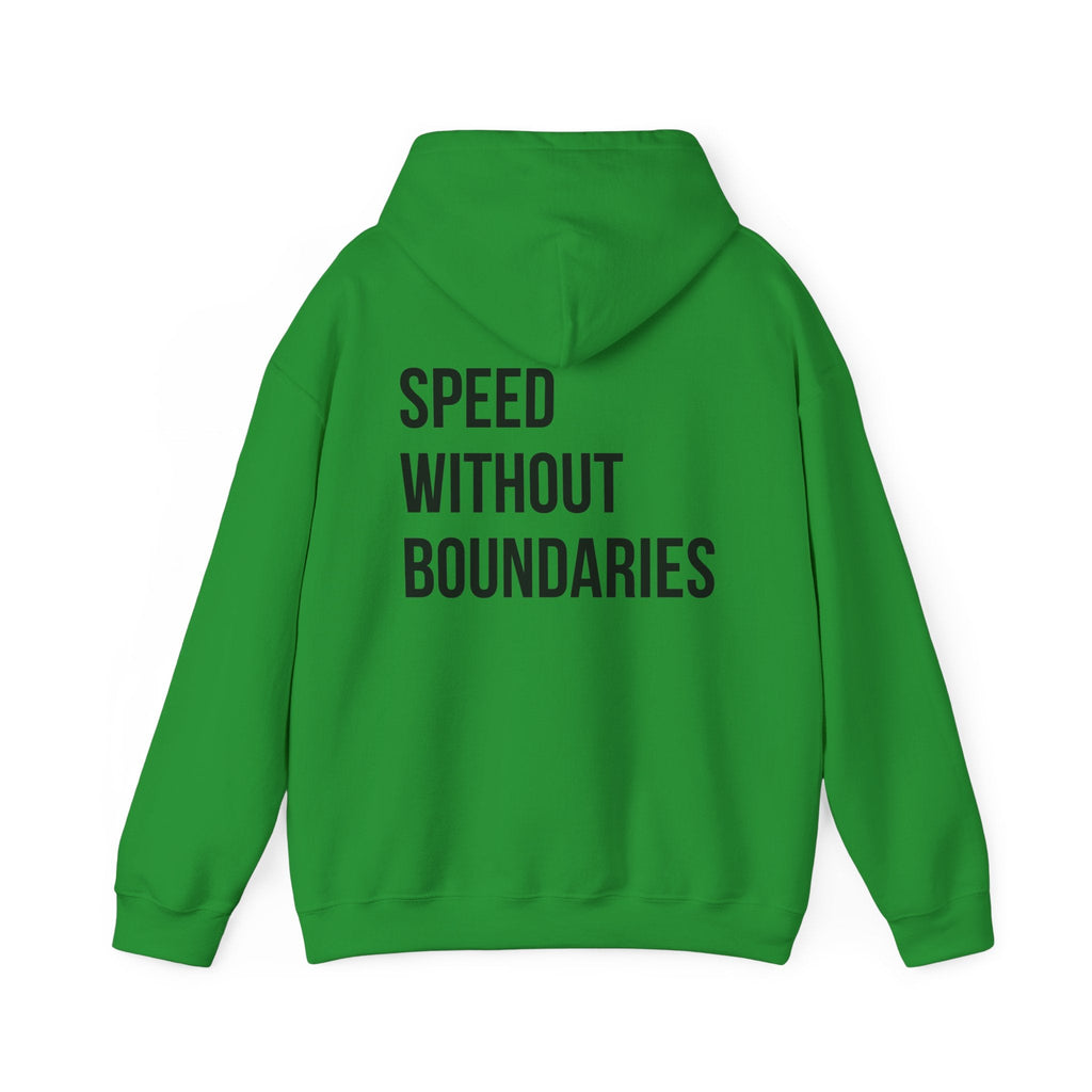 Pro Comfort Unisex Sweatshirt “Speed Without Boundaries Edition by Revolution Society | Down To Earth Collection - Revolution Society