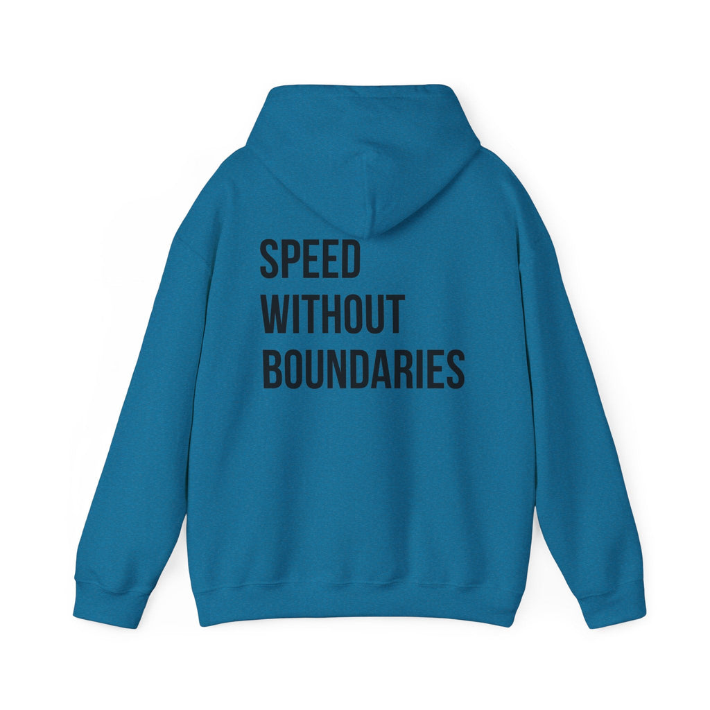 Pro Comfort Unisex Sweatshirt “Speed Without Boundaries Edition by Revolution Society | Down To Earth Collection - Revolution Society
