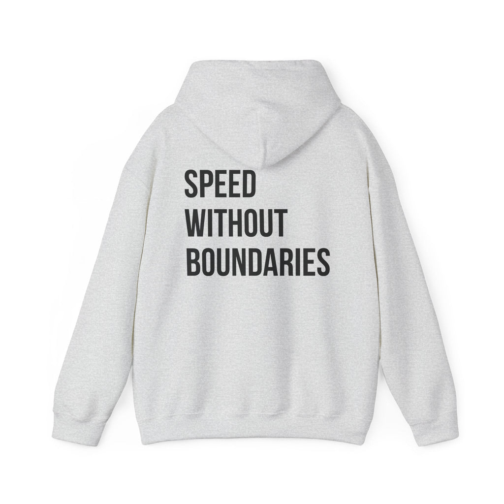 Pro Comfort Unisex Sweatshirt “Speed Without Boundaries Edition by Revolution Society | Down To Earth Collection - Revolution Society
