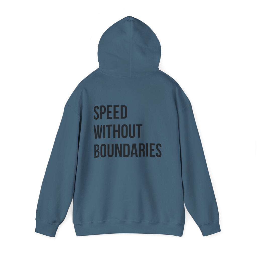 Pro Comfort Unisex Sweatshirt “Speed Without Boundaries Edition by Revolution Society | Down To Earth Collection - Revolution Society