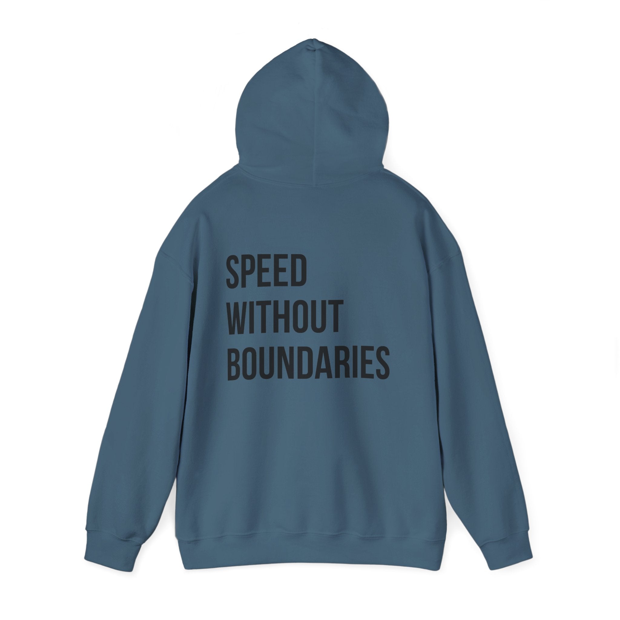 Pro Comfort Unisex Sweatshirt “Speed Without Boundaries Edition by Revolution Society | Down To Earth Collection - Revolution Society