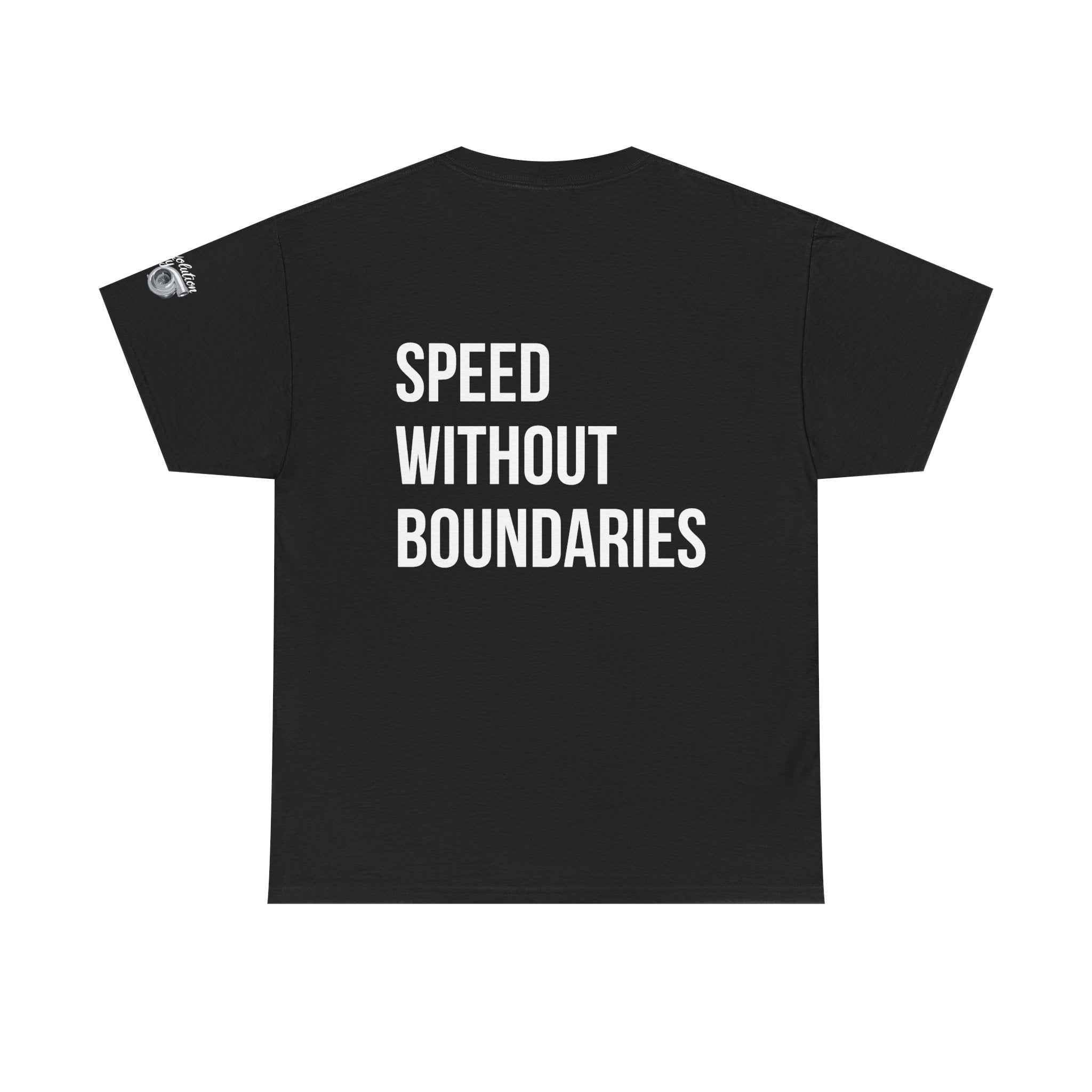Pro Comfort Unisex Tee Shirt “Speed Without Boundaries Edition” By Revolution Society | Down To Earth Collection - Revolution Society
