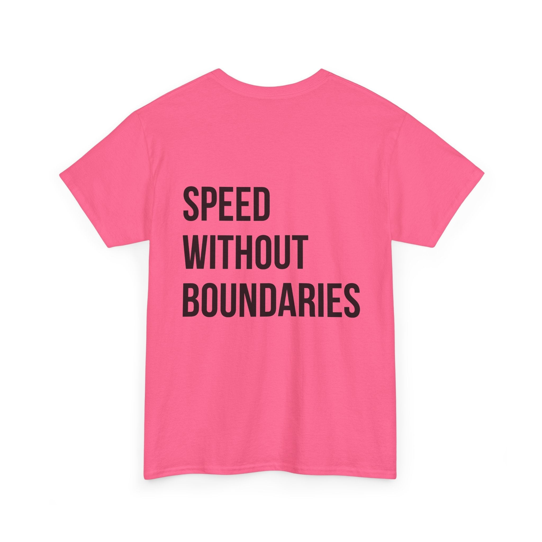 Pro Comfort Unisex Tee Shirt “Speed Without Boundaries Edition” By Revolution Society | Down To Earth Collection - Revolution Society