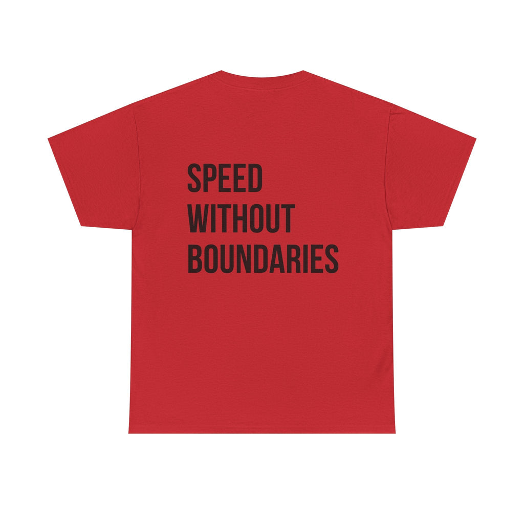 Pro Comfort Unisex Tee Shirt “Speed Without Boundaries Edition” By Revolution Society | Down To Earth Collection - Revolution Society